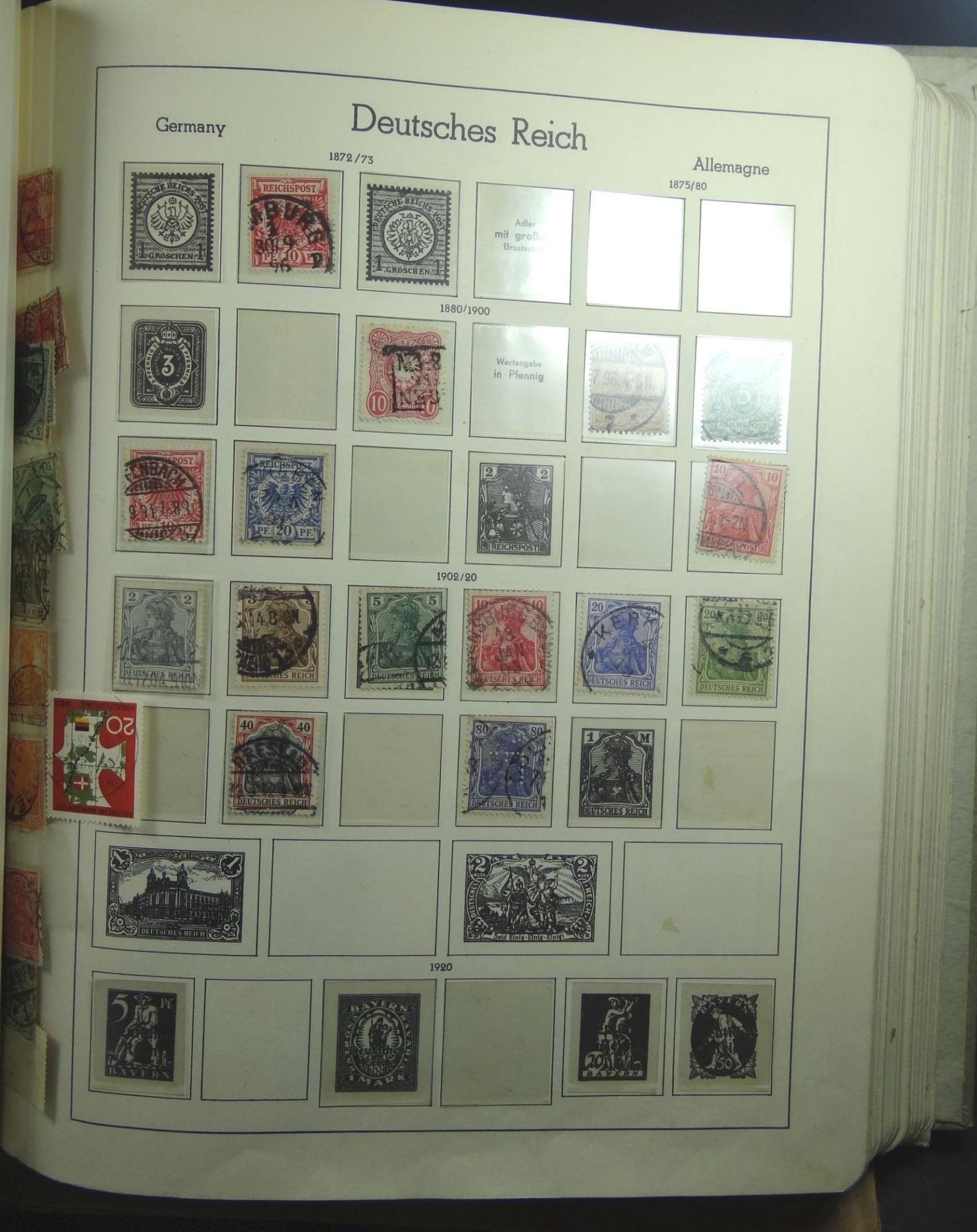 6x div. Briefmarkenalben, gut gefüllt, auch Deutsches Reic - Bild 4 aus 10