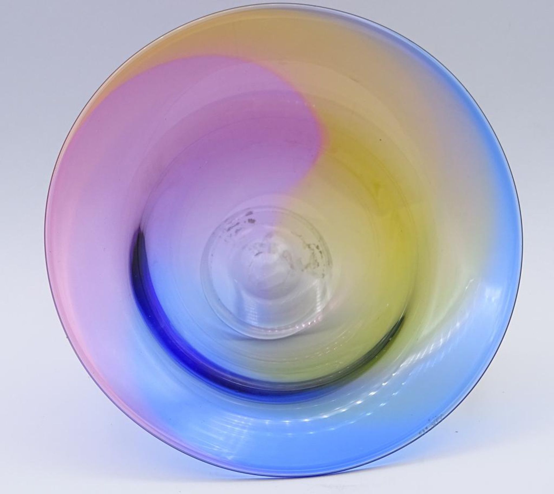Kleine bunte Glas Schale"Hetalaga", H-6,5cm, d-13,5cm - Image 5 of 6