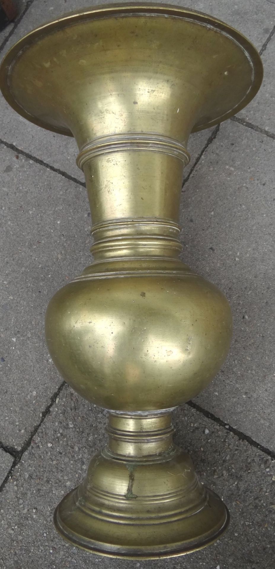 grosse Bronze-Vase, H-45 cm, D-oben 27 cm - Image 5 of 5