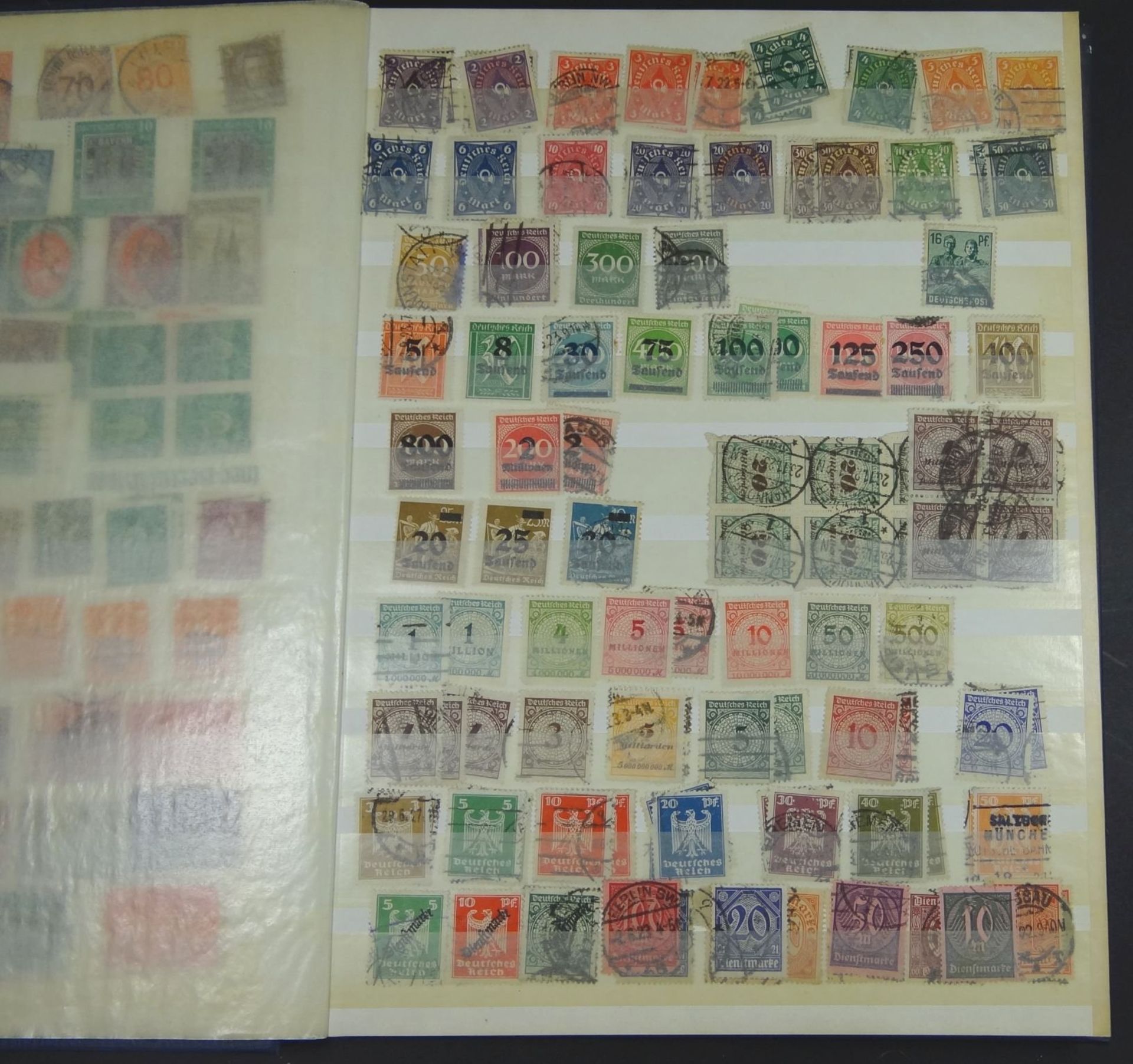 6x div. Briefmarkenalben, gut gefüllt, auch Deutsches Reic - Bild 3 aus 10