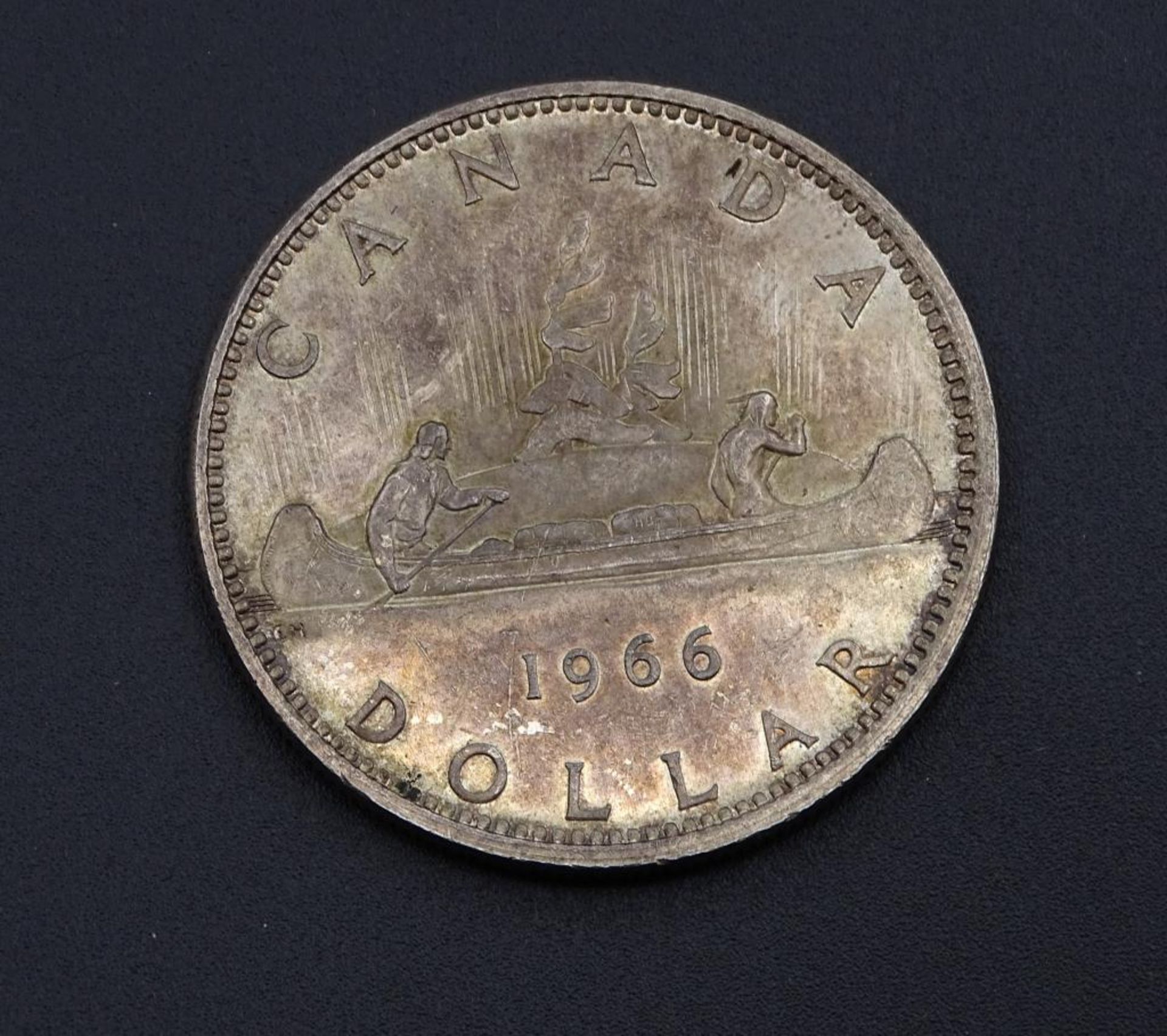 Canada Dollar 1966, Elizabeth II,Silber, 23,1gr., d-36mm