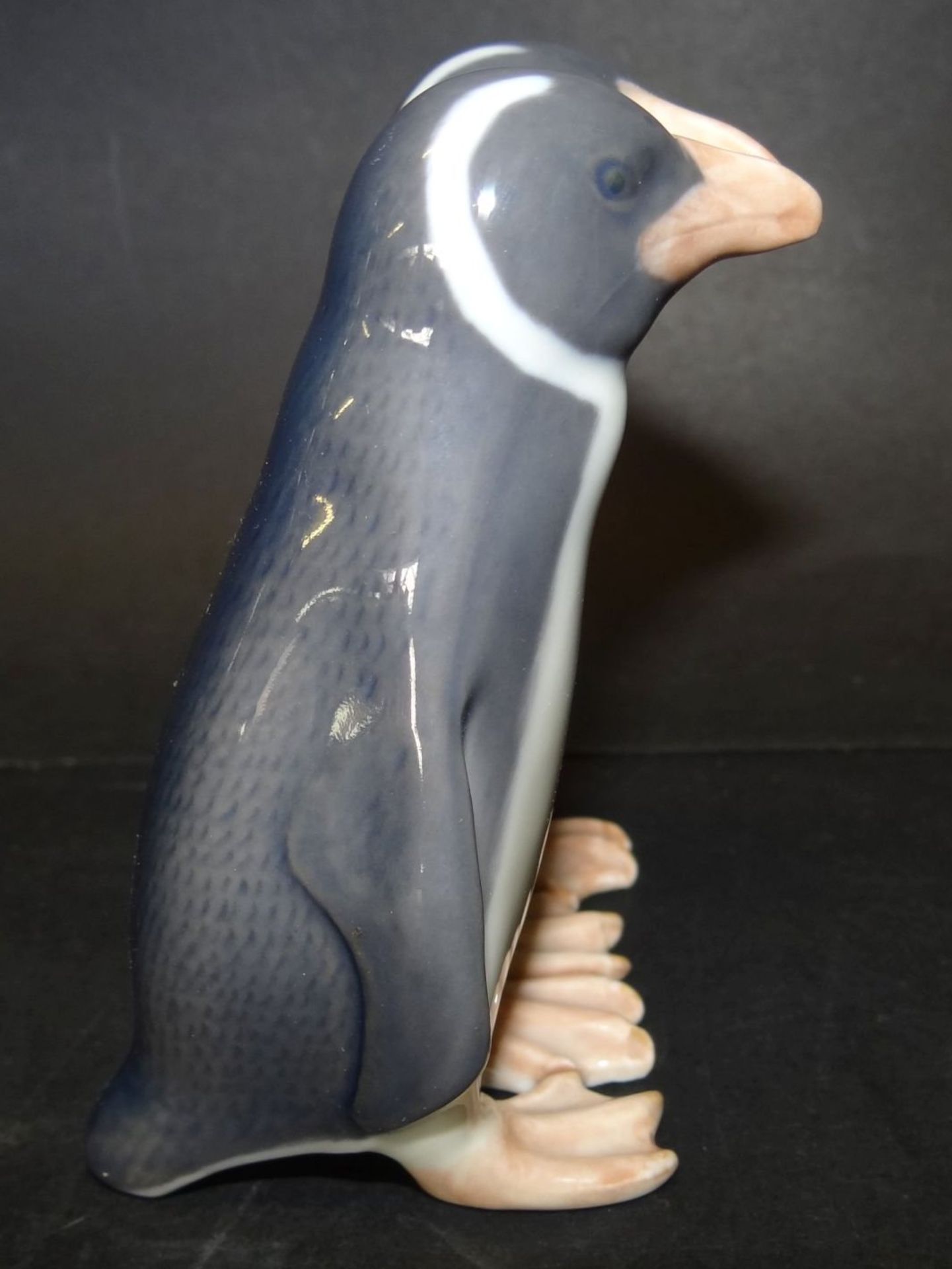 1x zwei, 1x einzelner Pinguin, Royal Copenhagen, H-9,5 cm - Bild 5 aus 8