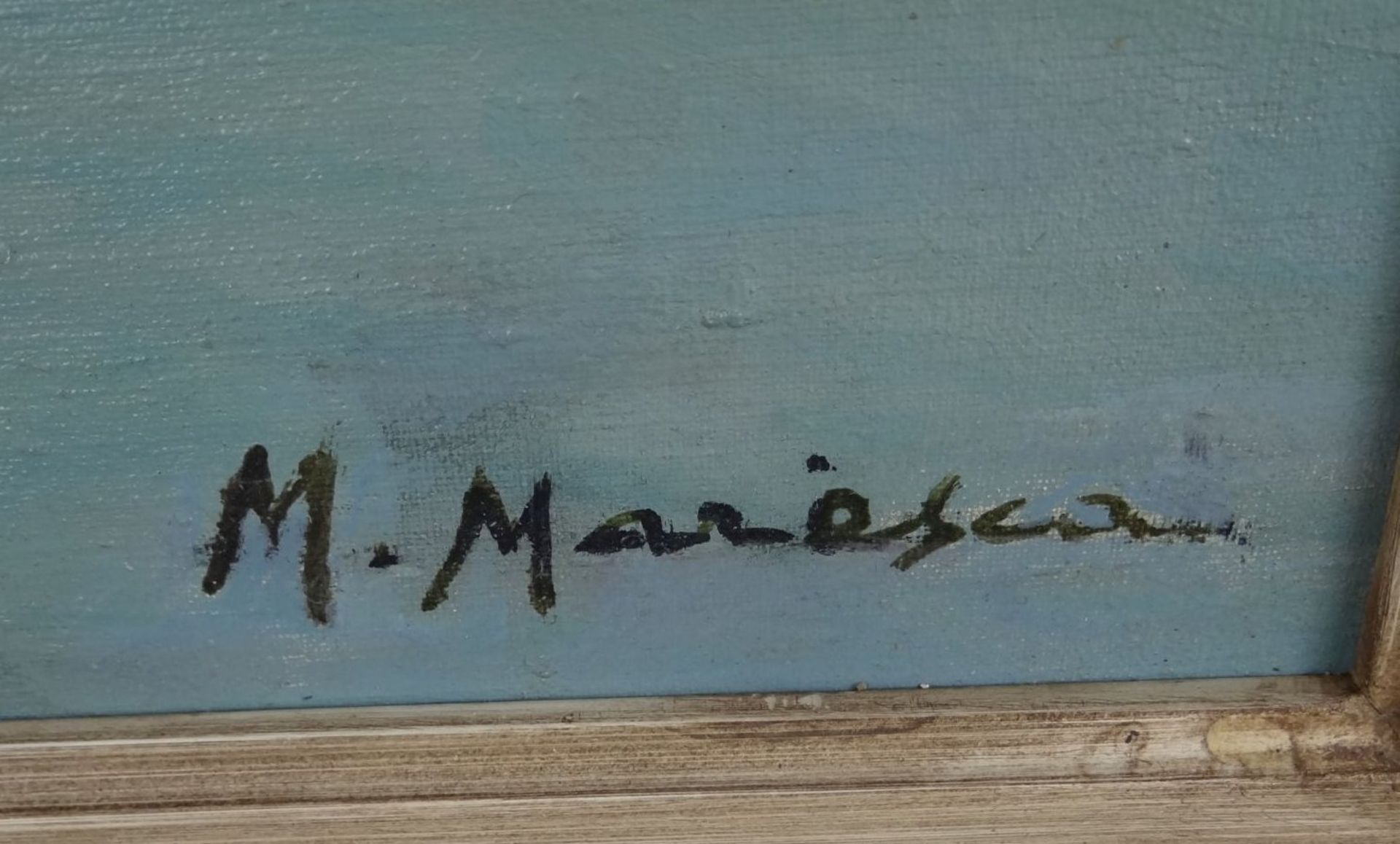 Mario MARESCA (1877-c.1959), wohl Venedig, Öl/Leinen, gut gerahmt, RG 45x55 c - Bild 3 aus 4