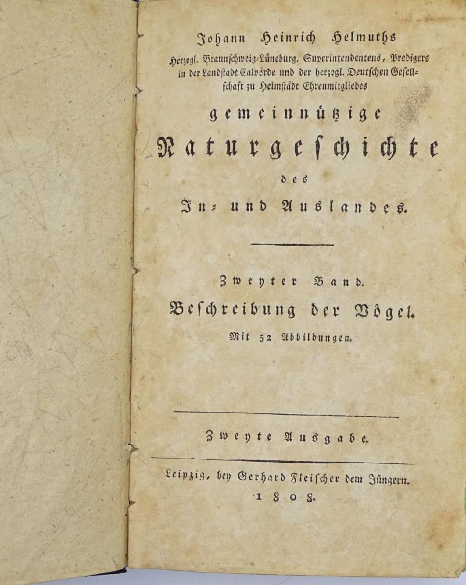 Joh.H.Helmuths "Gemeinüzige Naturgeschichte des In-und Auslandes",7 Bände, 18 - Bild 3 aus 10