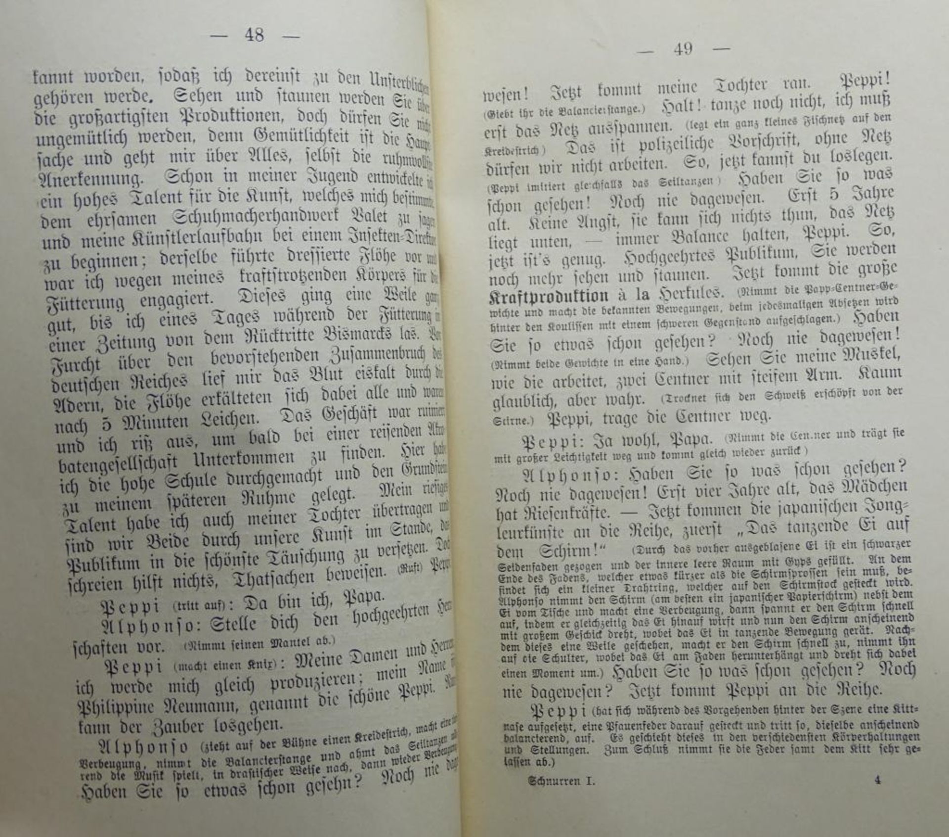 Schnurren-Ausführungs-und Gesellschaftsscherze für Fidele Kreise, Band I-III, Verlag G.Danner, - Bild 6 aus 9