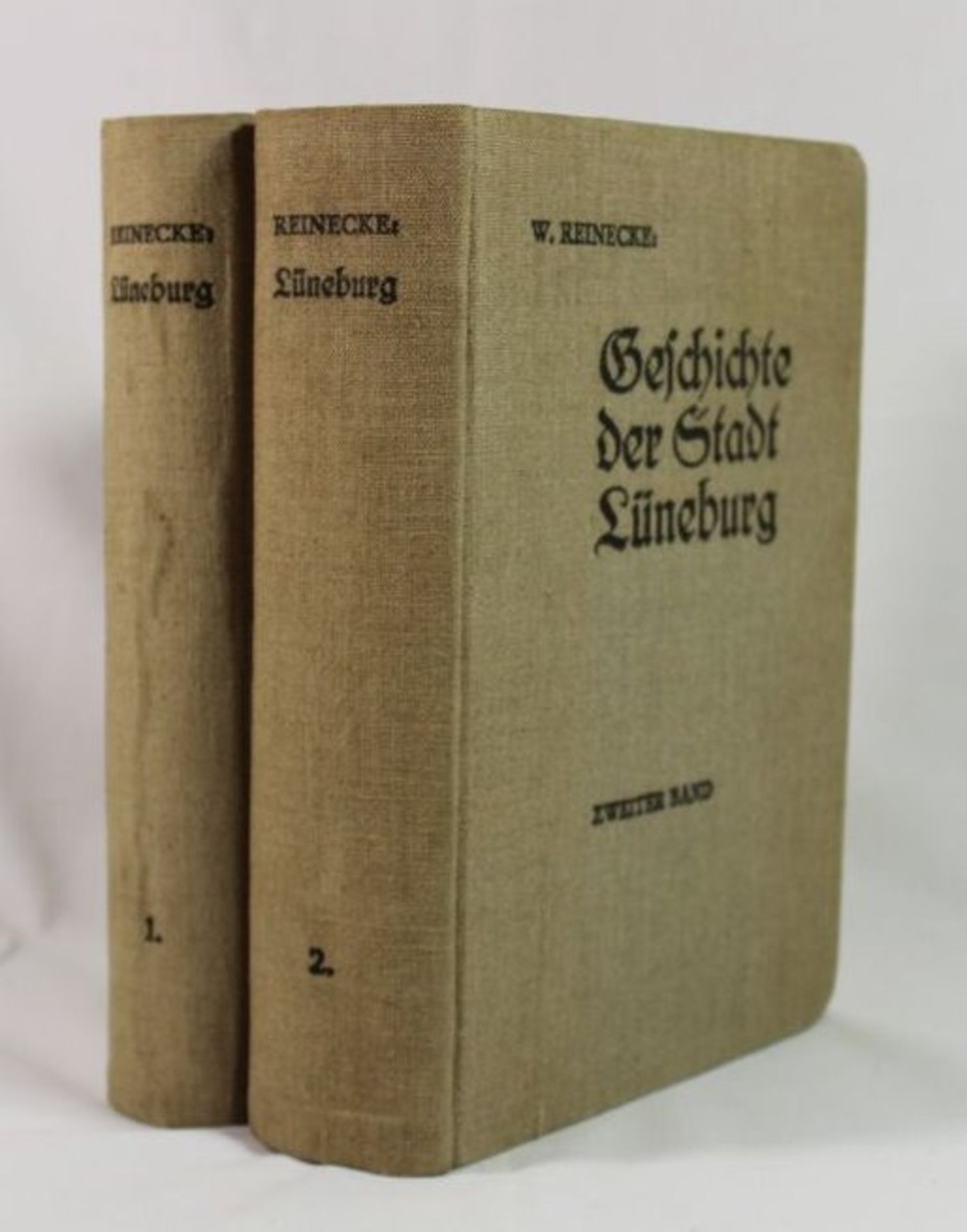 Die Geschichte der Stadt Lüneburg, Wilhelm Reinicke. 1933, 1u.2. Band.