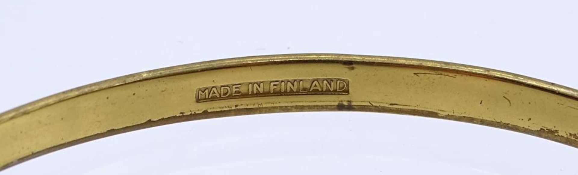 Designer Schmuck Set, Finnland,Bronze,Armreif und Ring, - Bild 3 aus 4