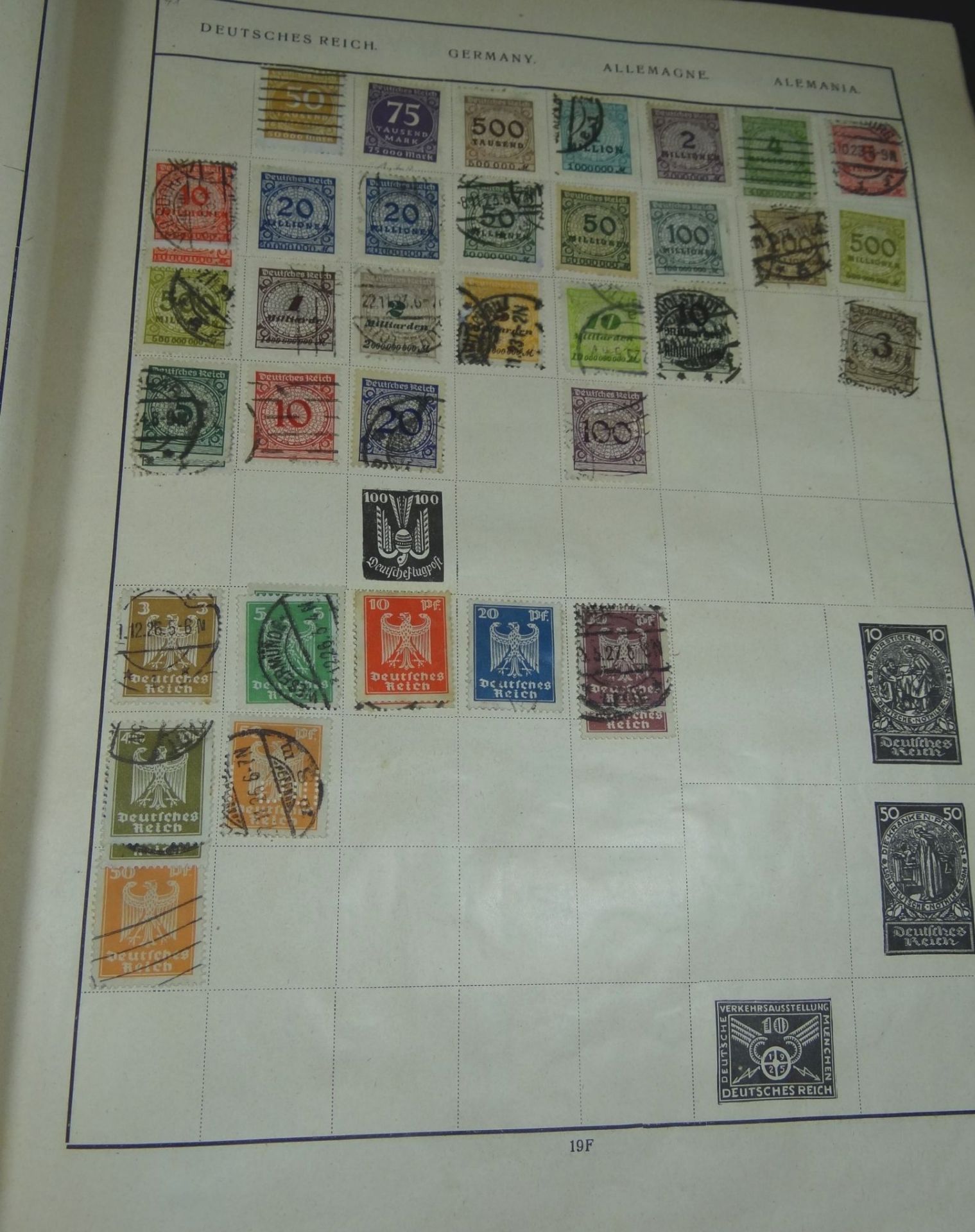 6x div. Briefmarkenalben, gut gefüllt, auch Deutsches Reic - Bild 6 aus 10