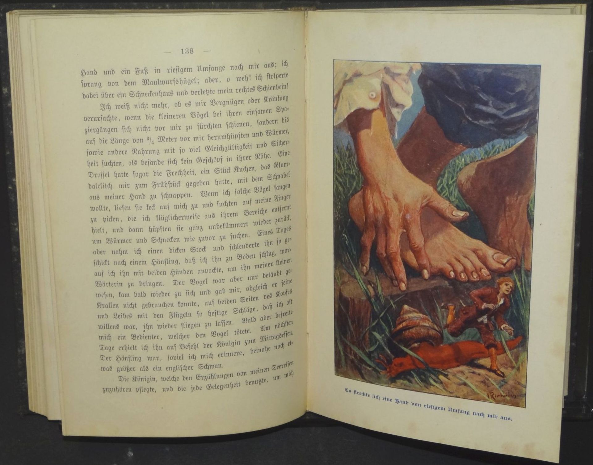 Gullivers Reisen in unbekannte Länder. Für die Jugend bearbeitet von Heinrich Weise. 1898, mit - Bild 7 aus 7