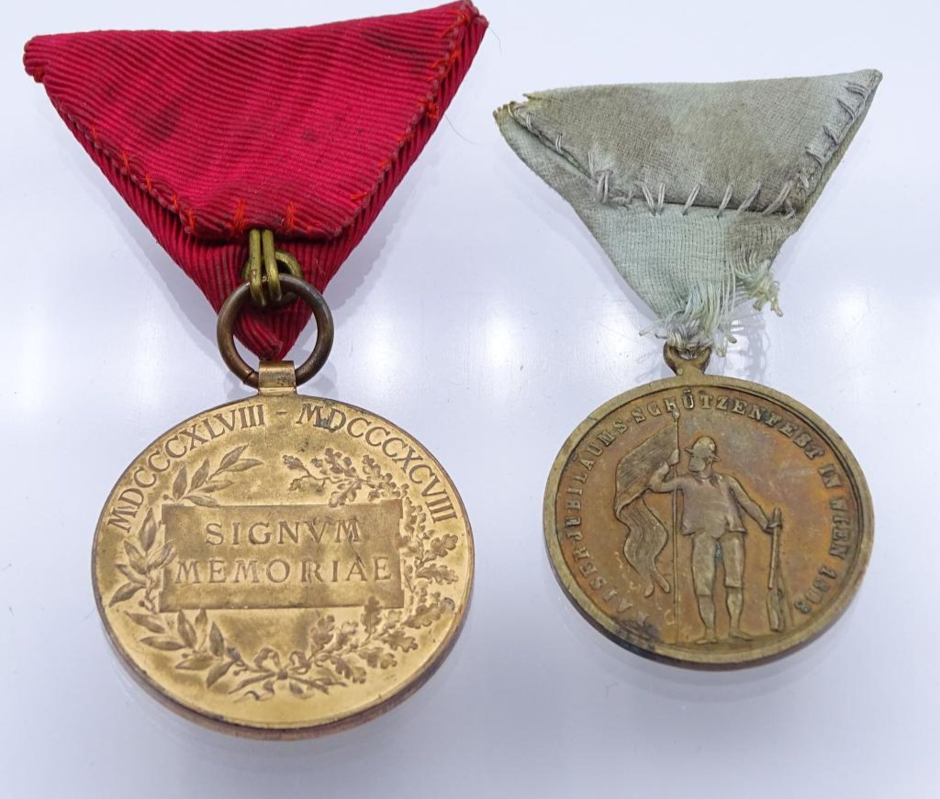 Zwei Medaillen,Österreich, an Ban - Bild 2 aus 2