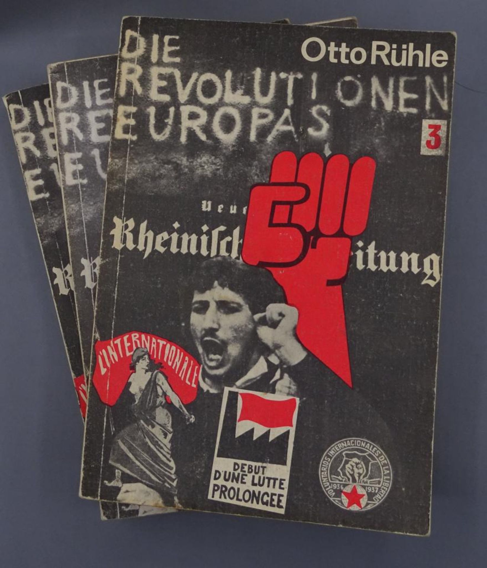 Die Revolutionen Europas von Otto Rühle,Focus Verlag, Wiesbaden 1973,Band I-II
