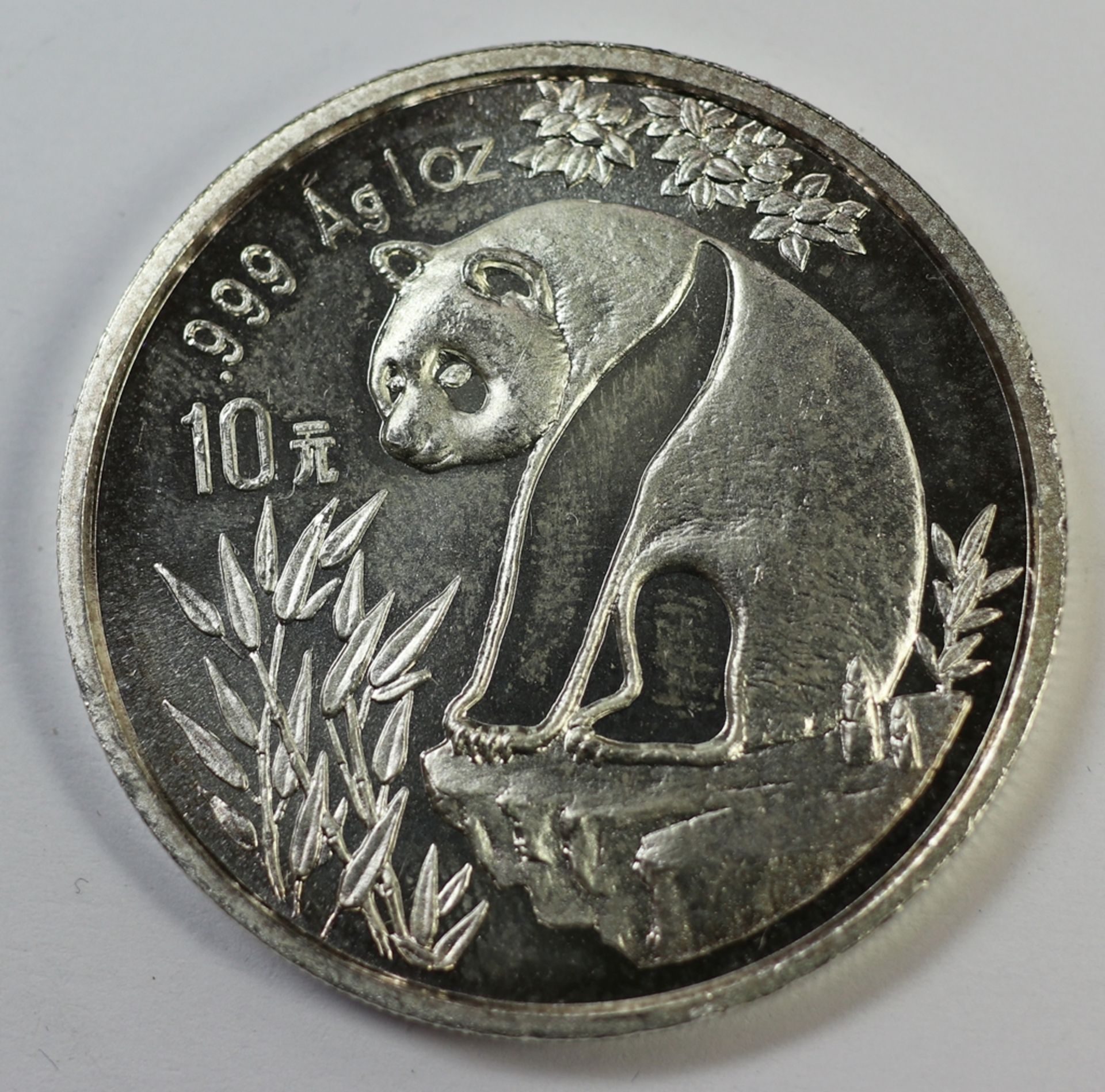 10 Yuan, China Panda in Kapsel 1oz, 1993