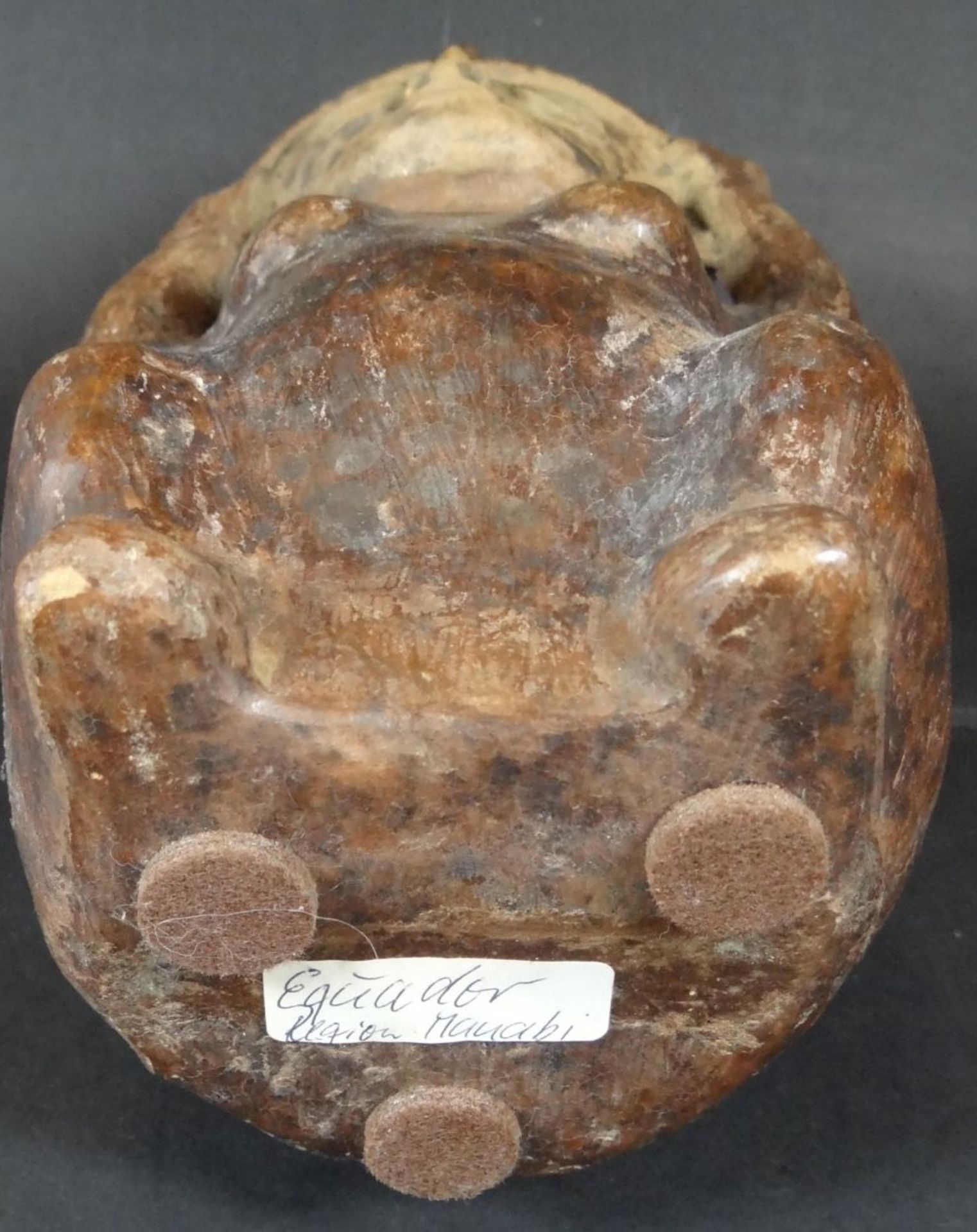 figürl. Flasche, Ecuador, Region Manabi, Museums-Replik aus Ton, H-21 c - Bild 6 aus 9
