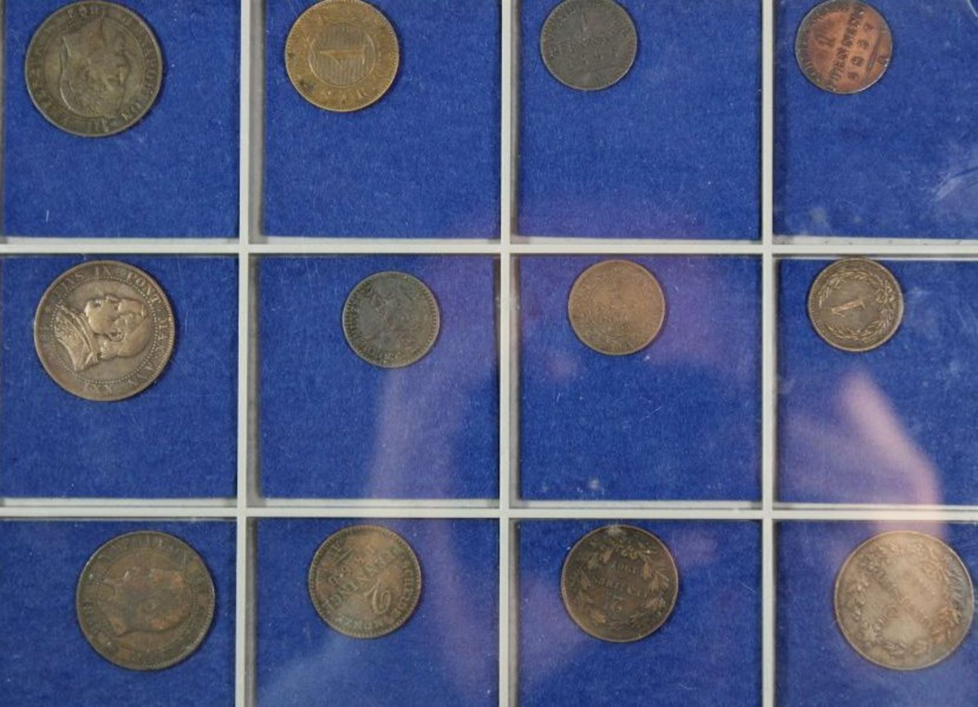 24x div. alte Kupfermünzen, ab 1851-193 - Bild 3 aus 4