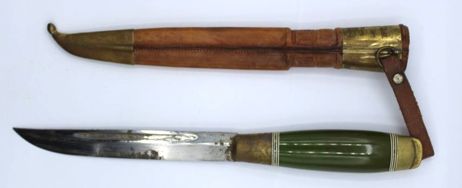Messer in Lederscheide , Finnland, L-30cm. - Bild 6 aus 6