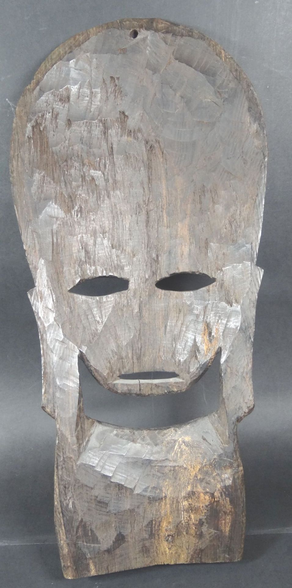 afrikan. Wandmaske, 38x18 cm, an Lippe Klebestelle - Bild 3 aus 5