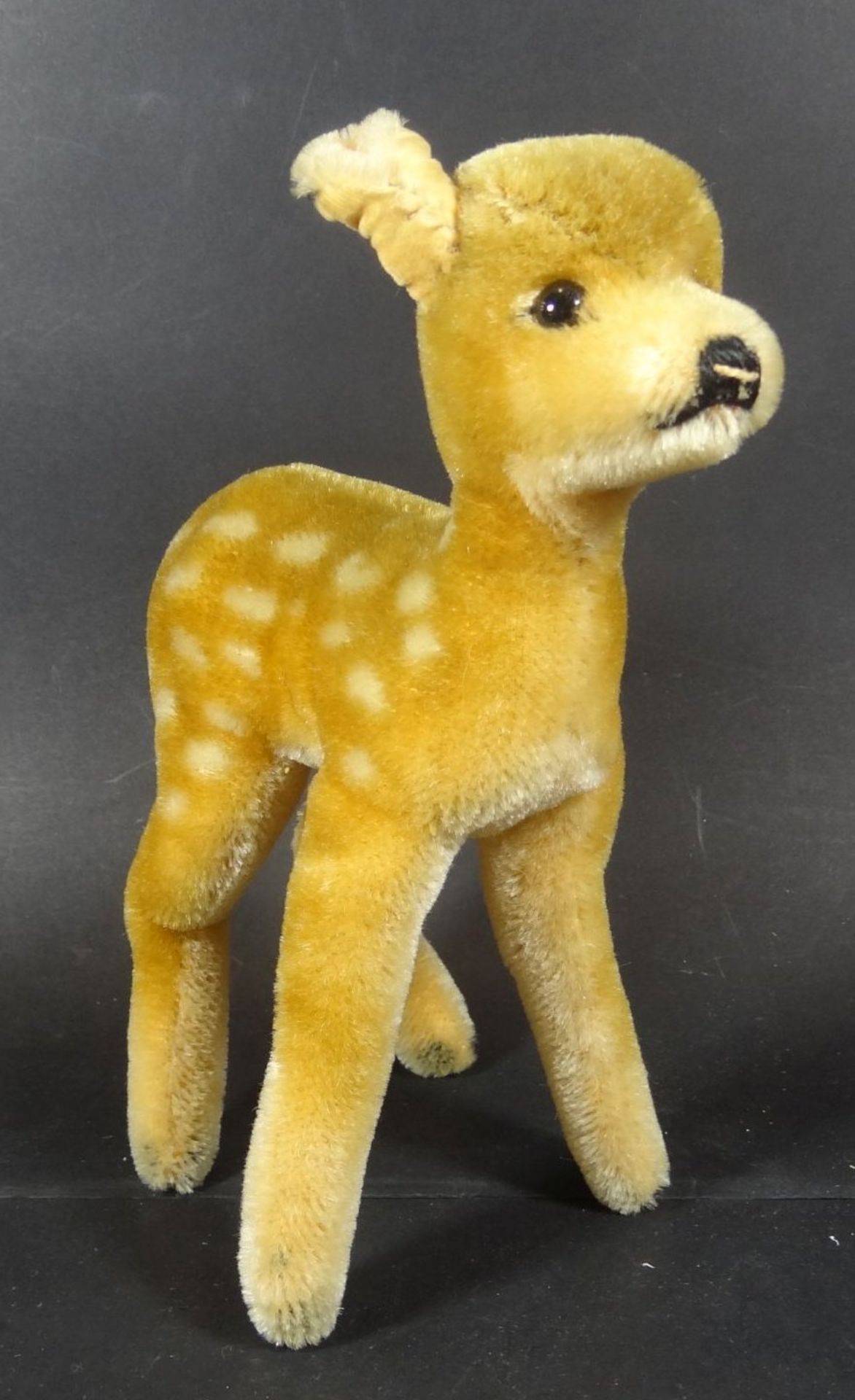 gr. Bambi von Steiff, nur Knopf, H-21 cm