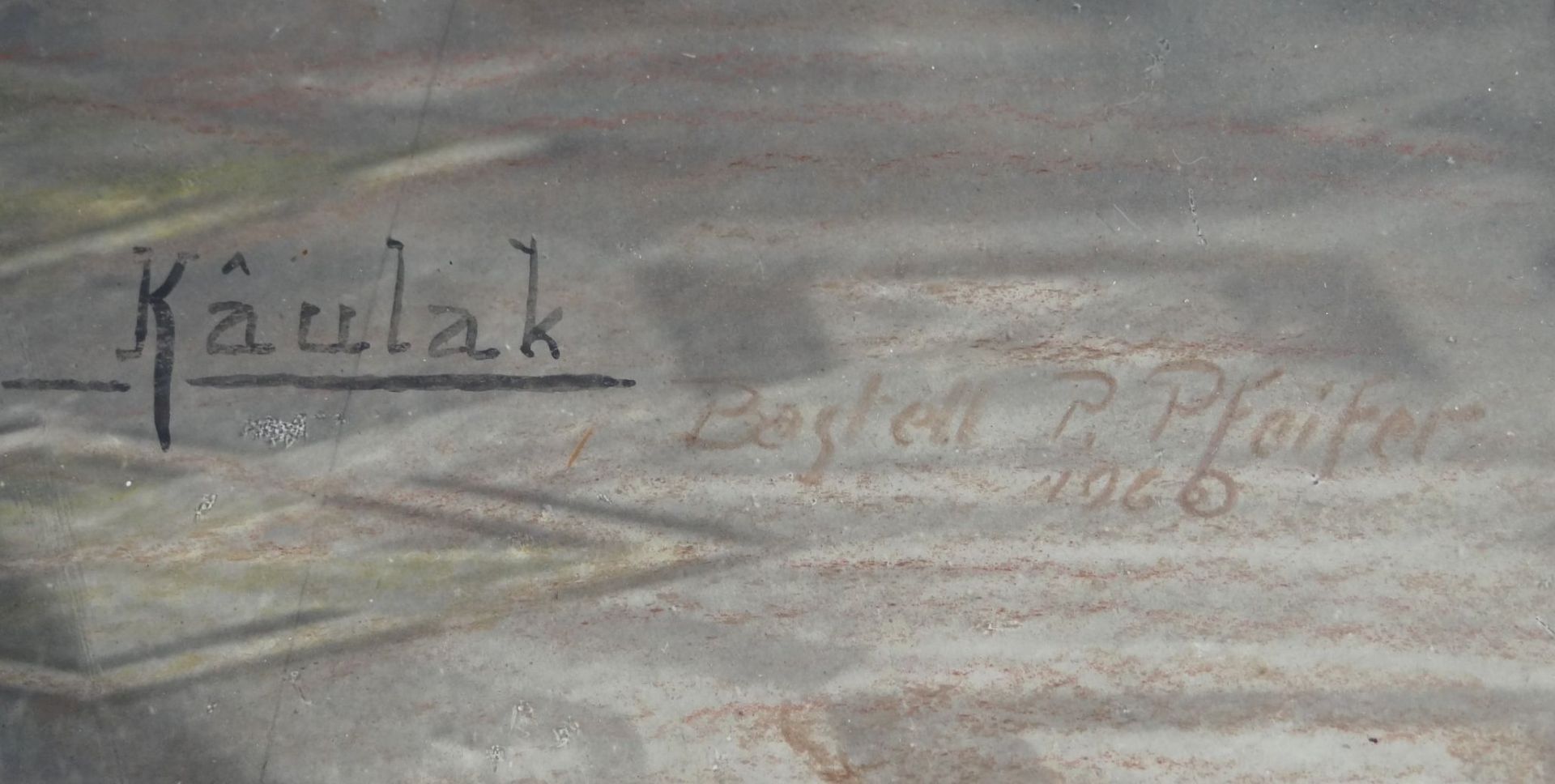 KAULAK (1874-1933) col. Foto um 1900, wohl König Alfonso XIII , Pastell, signiert zweimal, 1x - Bild 3 aus 3