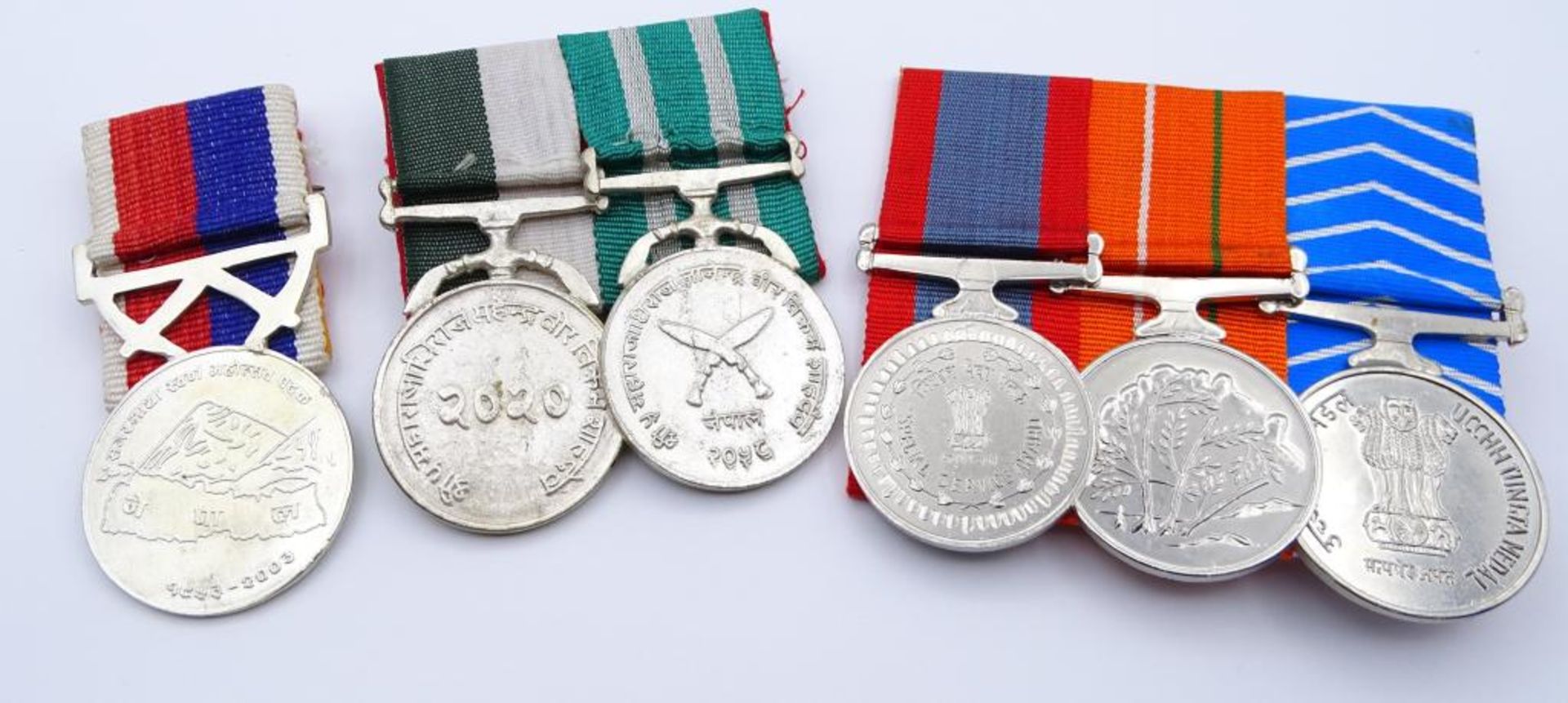 Konvolut Uno Medaillen Malaysia, Nepal, Thailand, Pakistan, Indien, Bangladesh