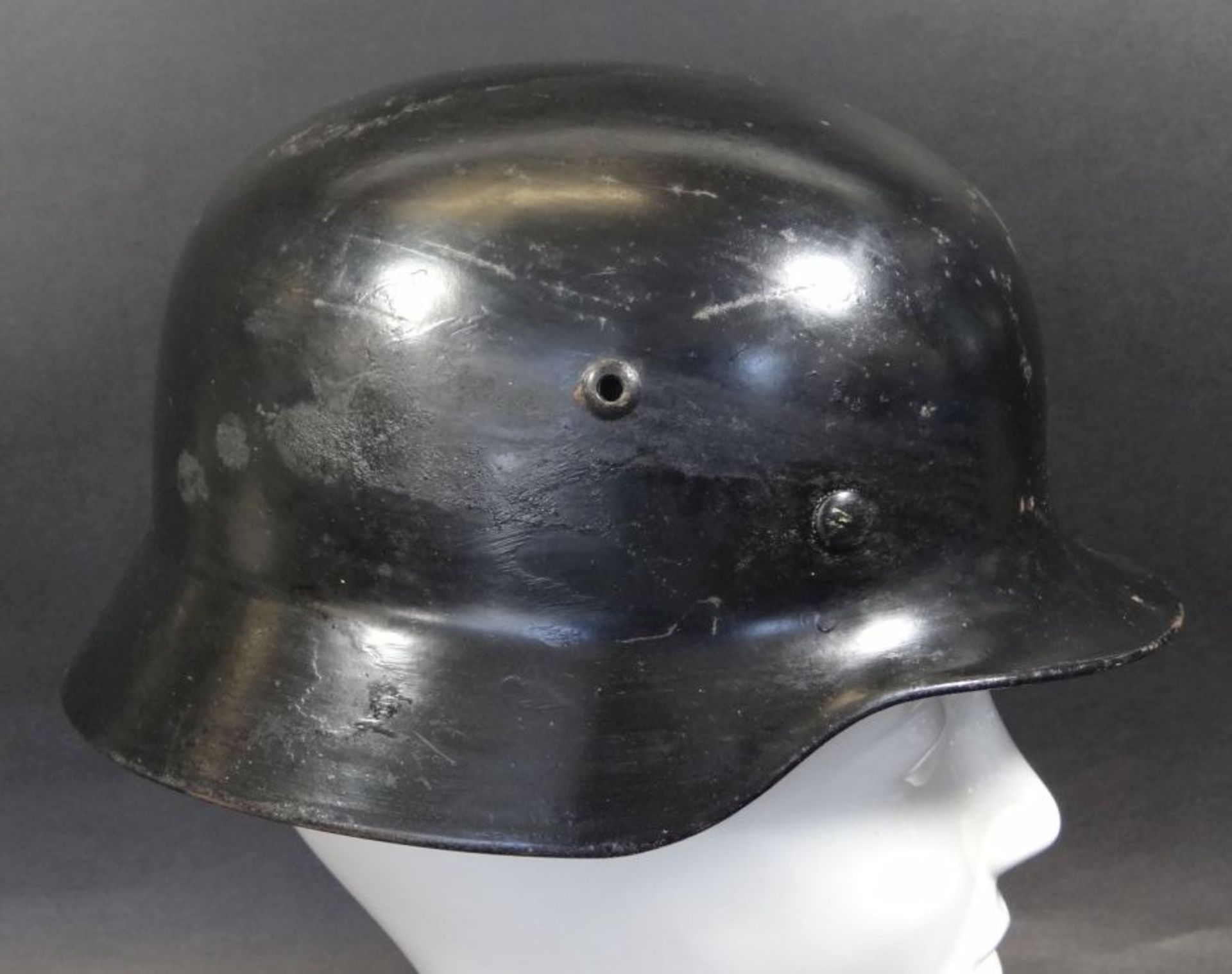 alter Stahlhelm mit Inlet?, Alters-u. Gebrauchsspuren,