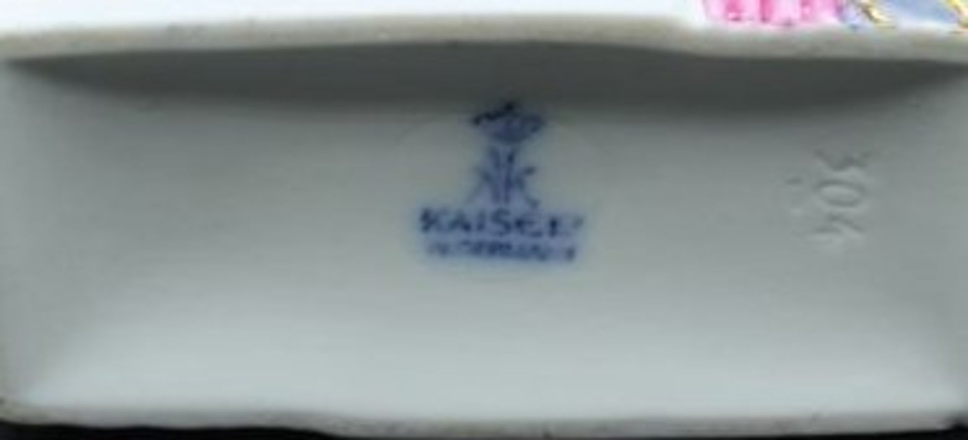 kl. Design-Vase, Kaiser, H-11cm B-10cm. - Bild 4 aus 4