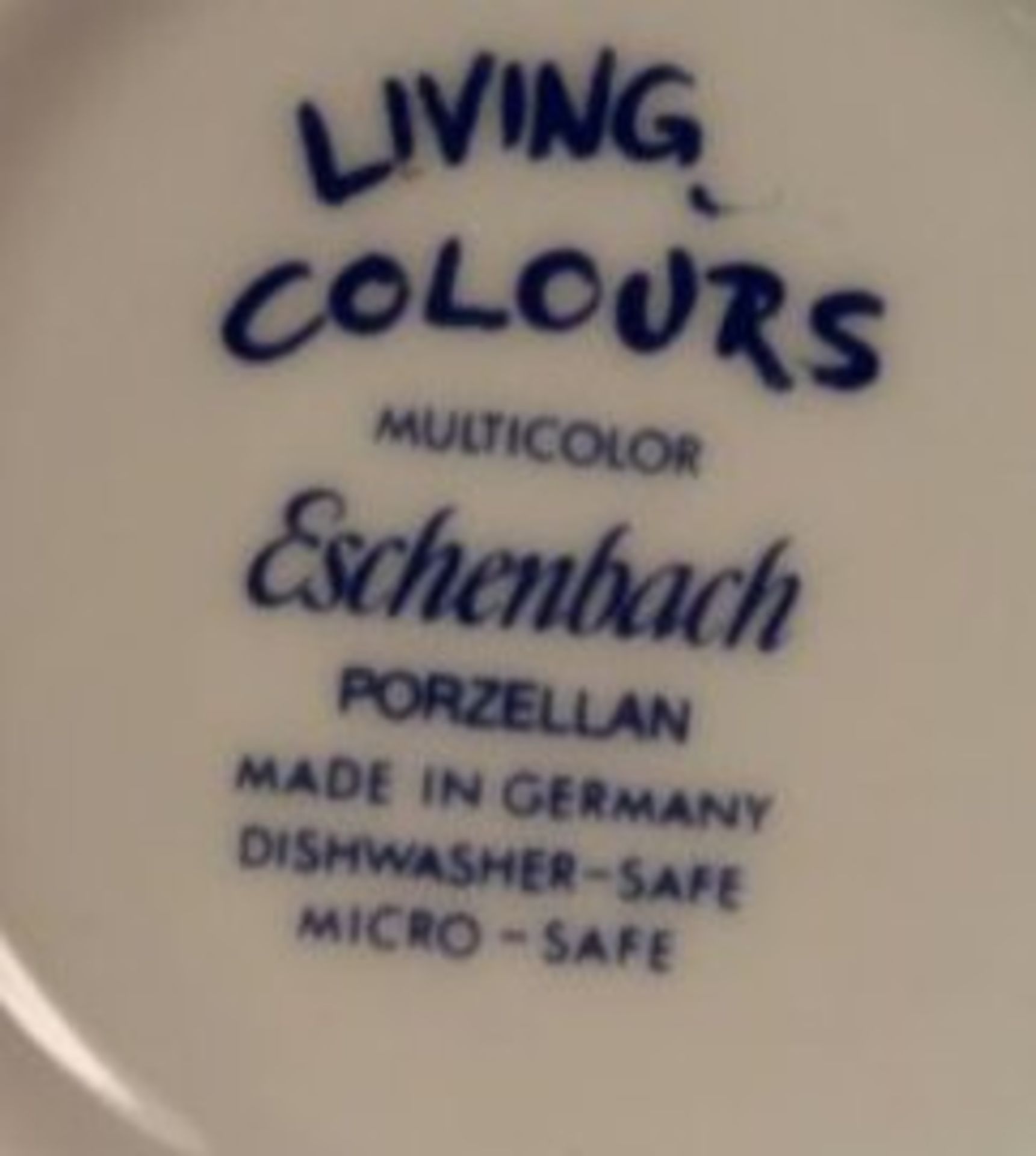 4x Mokkatassen mit U.T., Eschenbach living colours, H-5,5cm. - Bild 3 aus 3