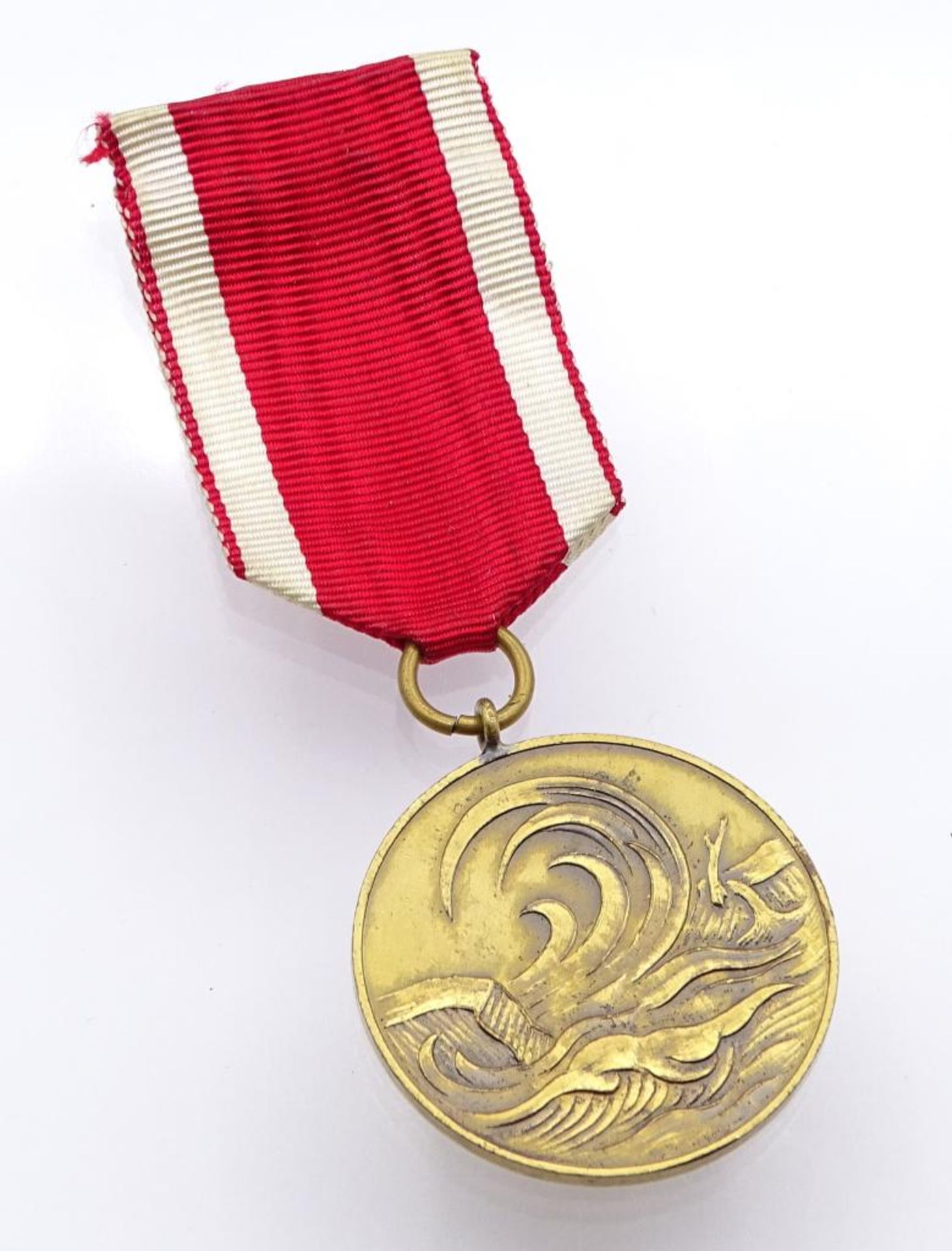 Sturmflut-Medaille 1962, an Band