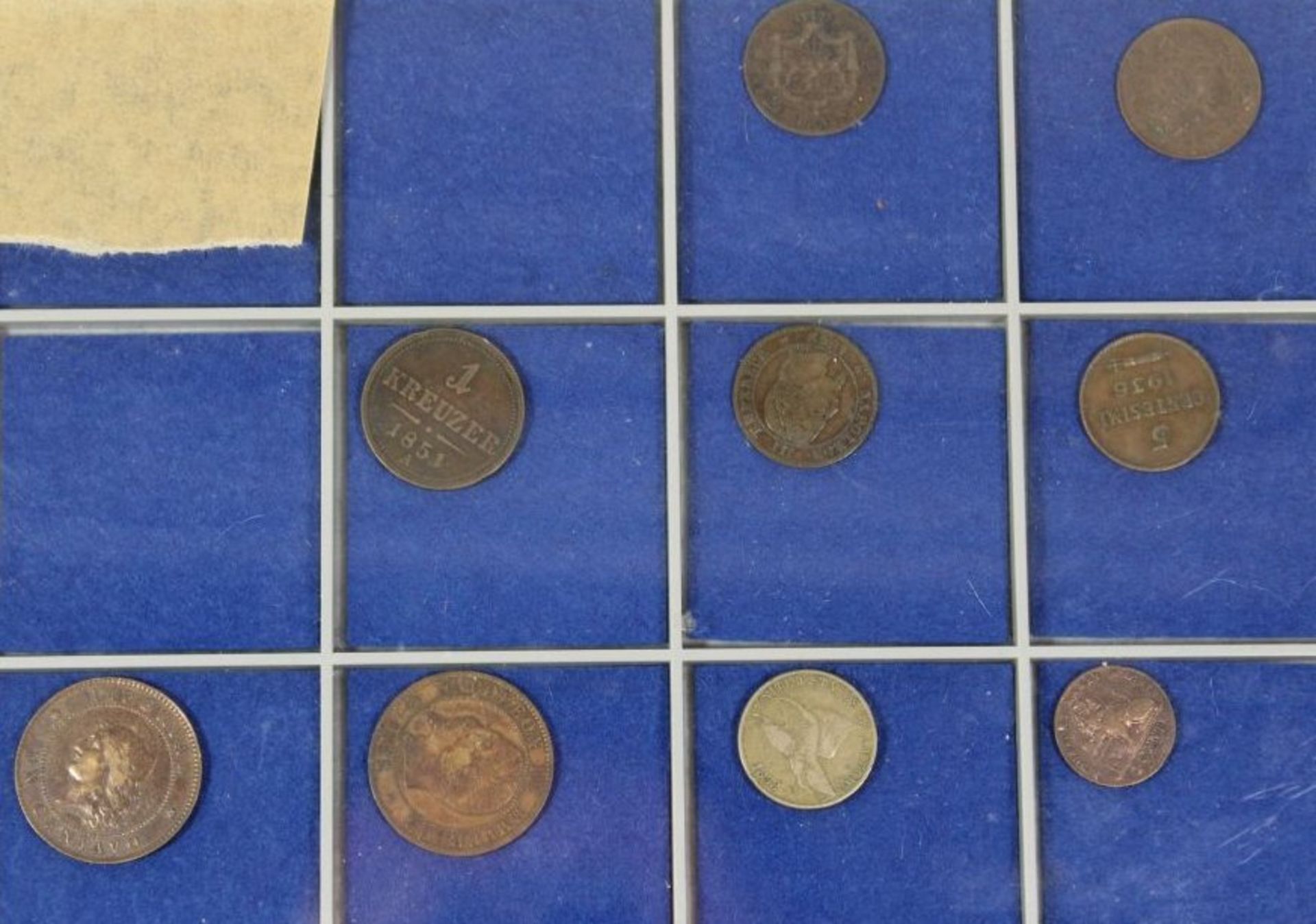 24x div. alte Kupfermünzen, ab 1851-193 - Bild 2 aus 4