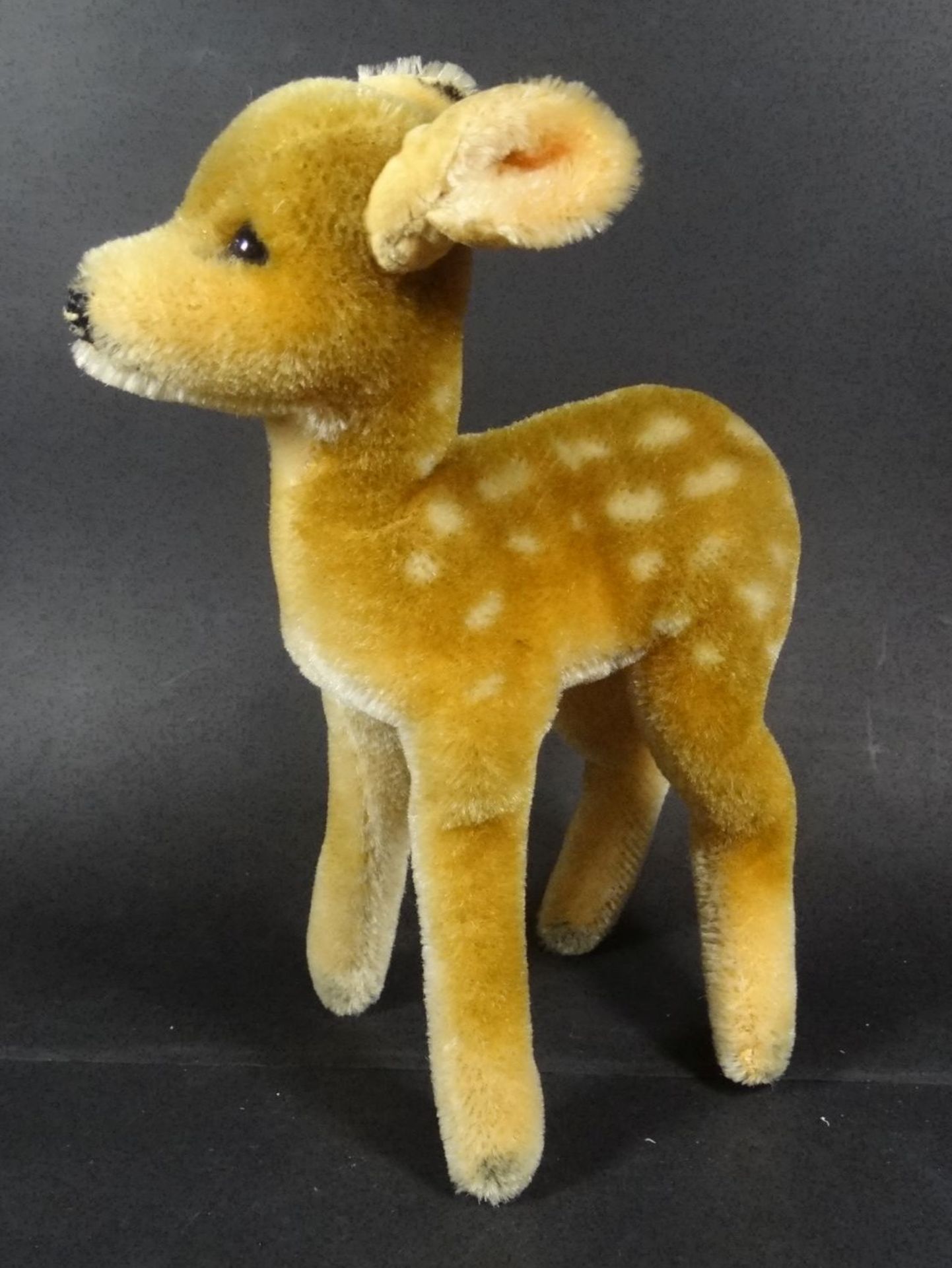 gr. Bambi von Steiff, nur Knopf, H-21 cm - Bild 2 aus 6
