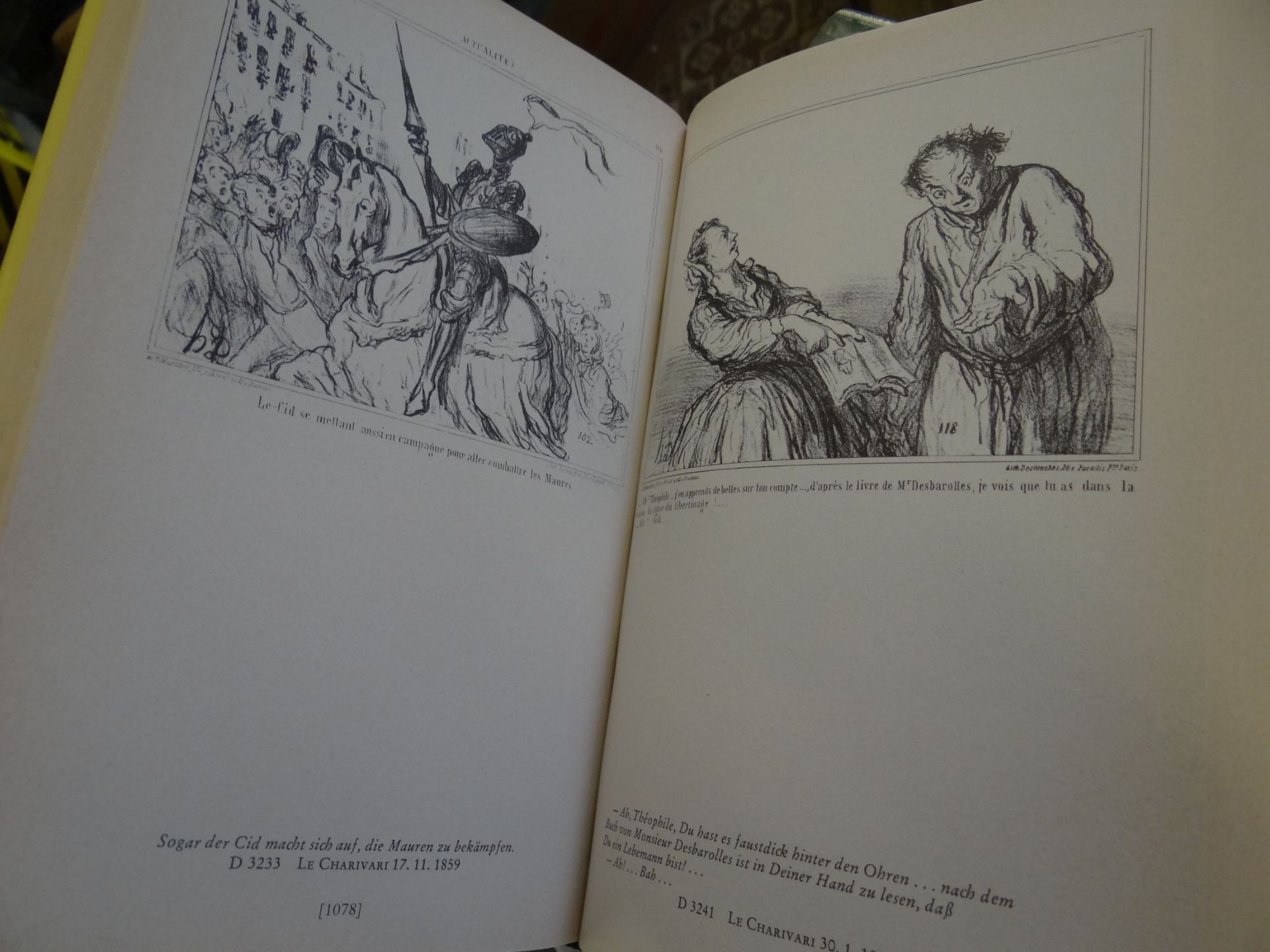 Honore Daumier-Das lithographische Werk" in 2 Bänden, reich illustriert, gut erhalte - Bild 8 aus 8