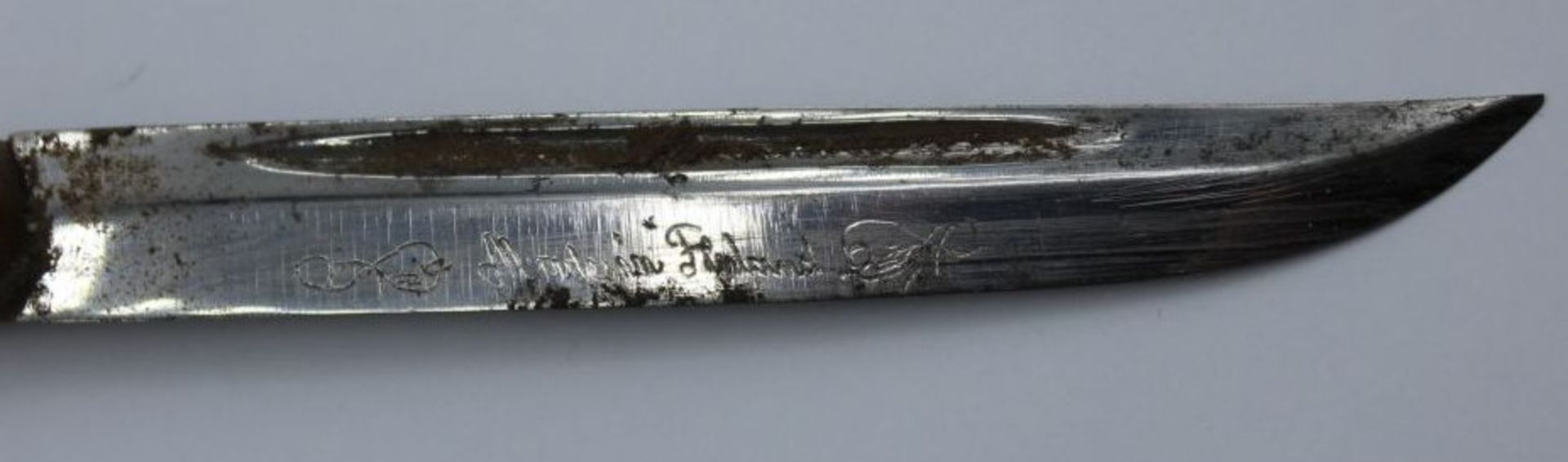 Messer in Lederscheide , Finnland, L-30cm. - Bild 3 aus 6