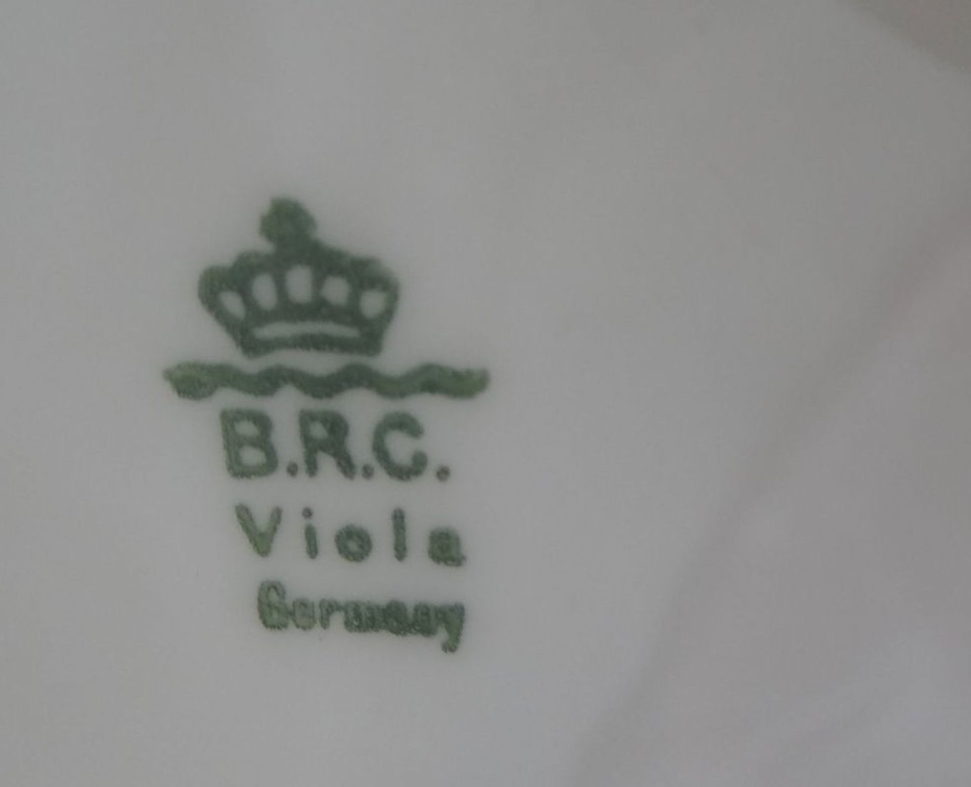 Jugendstil-Teekanne "B.R.C." Viola, H-10 cm, L-23 cm - Bild 8 aus 8