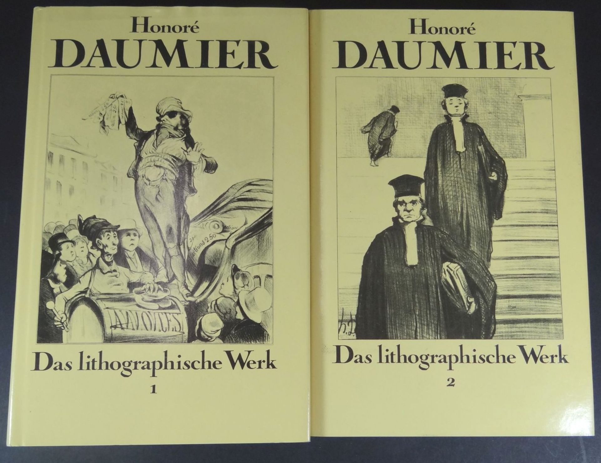 Honore Daumier-Das lithographische Werk" in 2 Bänden, reich illustriert, gut erhalte - Bild 2 aus 8
