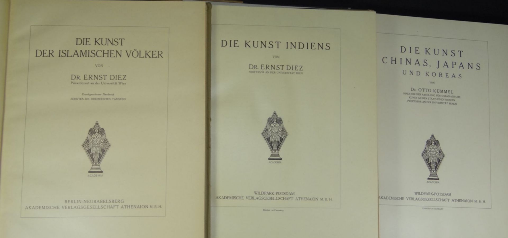 7 Bände "Handbuch der Kunstwissenschaft", 1917-1929, div. Theme- - -22.61 % buyer's premium on the - Image 3 of 10