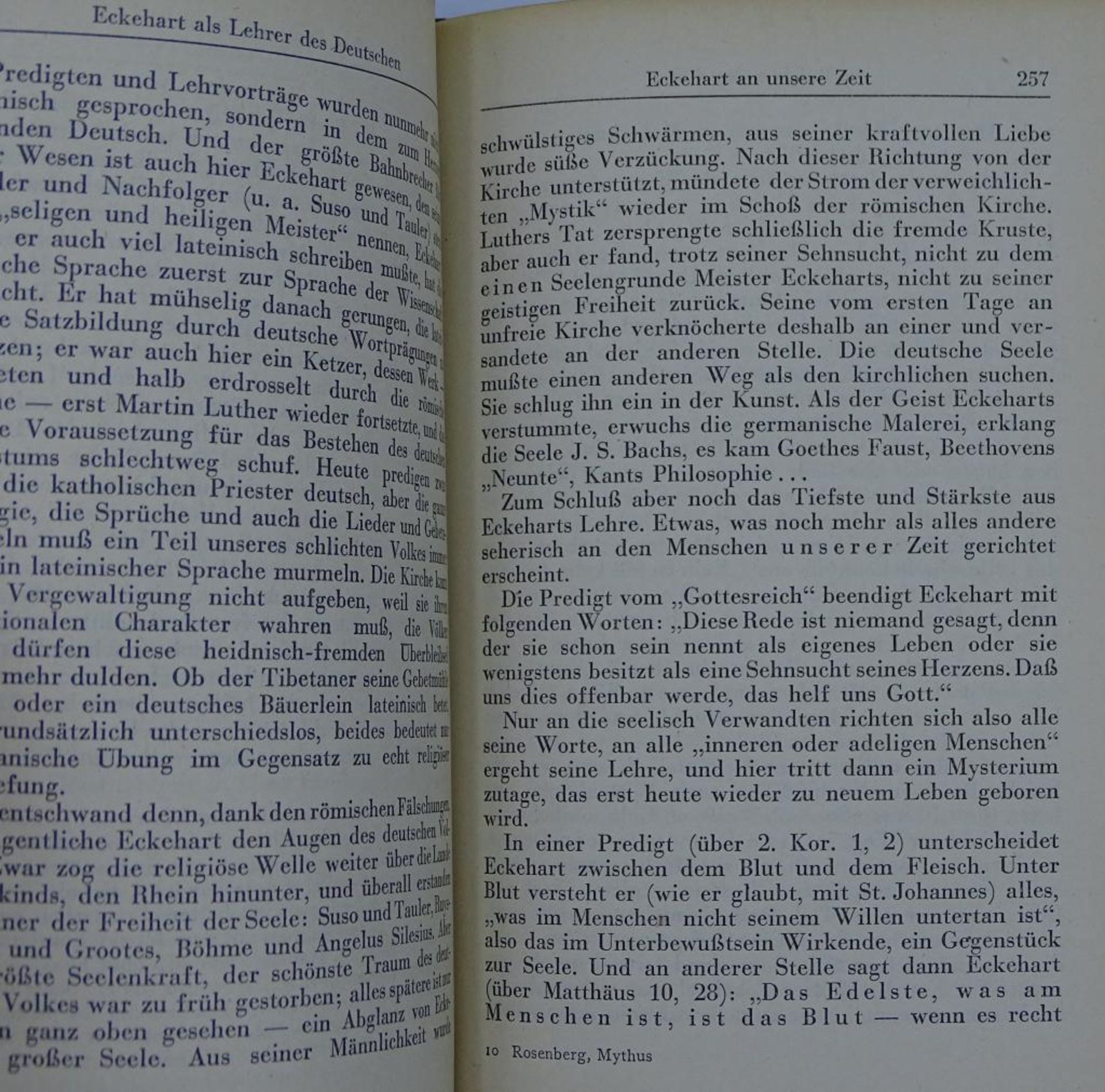 Buch "Mythus des 20.Jahrhunderts" von Alfred Rosenberg,vorne mit Widmung von 1942- - -22.61 % - Bild 7 aus 7