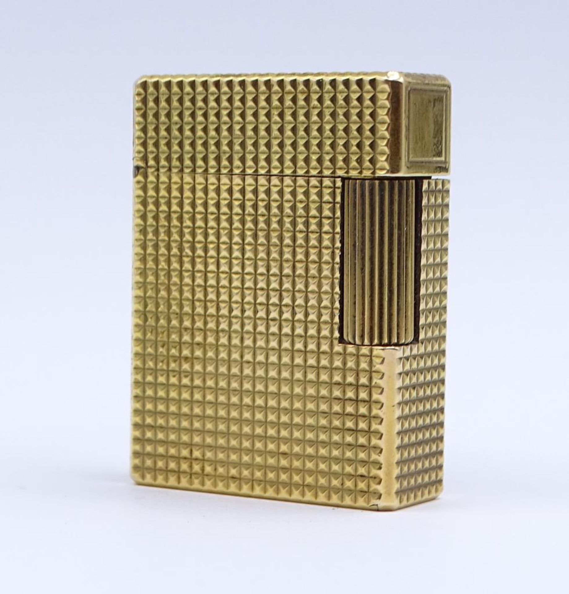 St.Dupont Feuerzeug,vergoldet,Frankreich,H-4,7x3,5cm,wohl Funktionstüchti- - -22.61 % buyer's - Bild 3 aus 5
