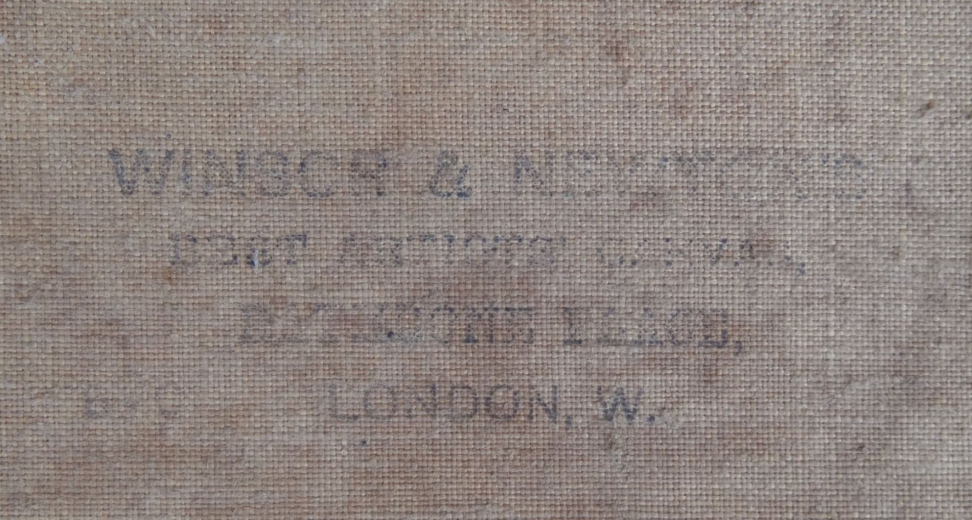 N. Barber, 1899 "Dorfansicht", Öl/Leinen, 22x29 cm, breit gerahmt, 40x47 cm,- - -22.61 % buyer's - Bild 6 aus 6