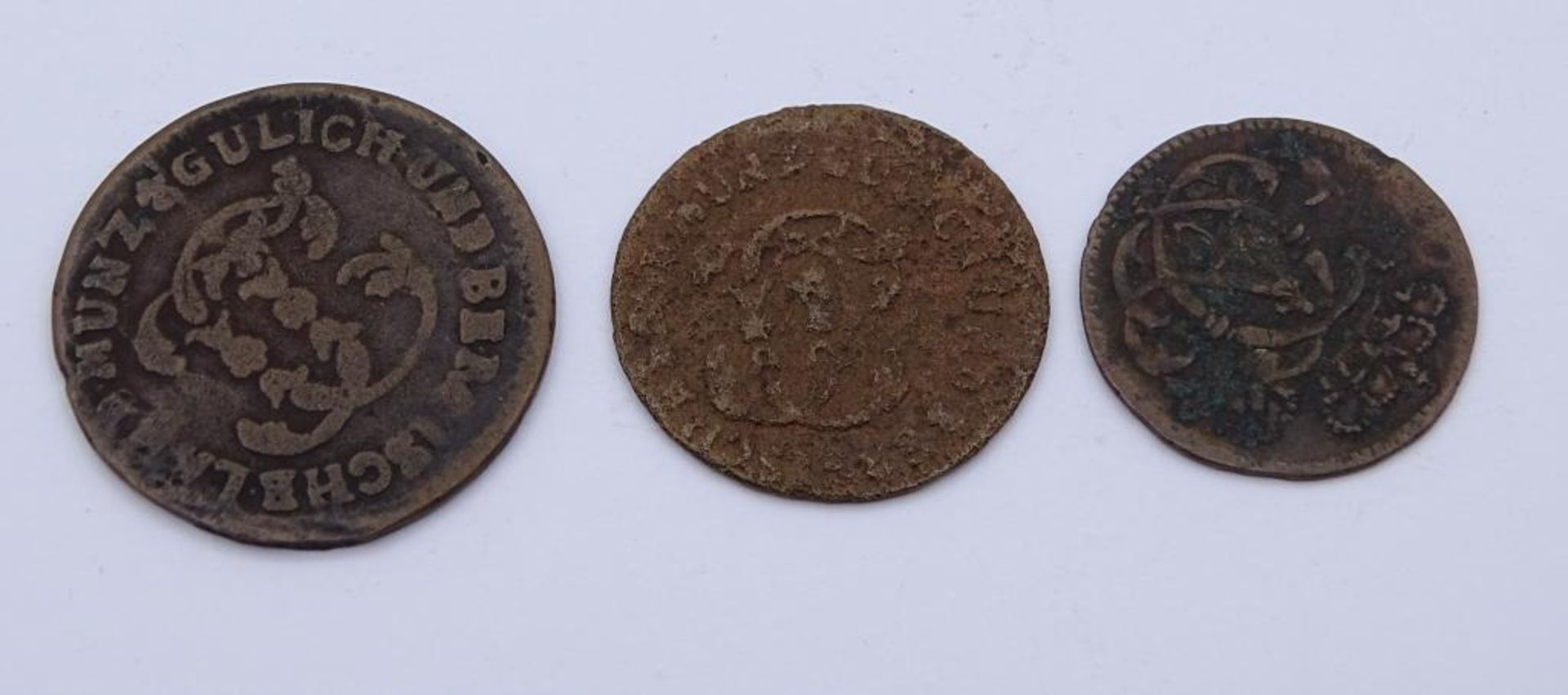 Drei Stuber Münzen- 1787,1759,178- - -22.61 % buyer's premium on the hammer priceVAT margin - Bild 2 aus 2