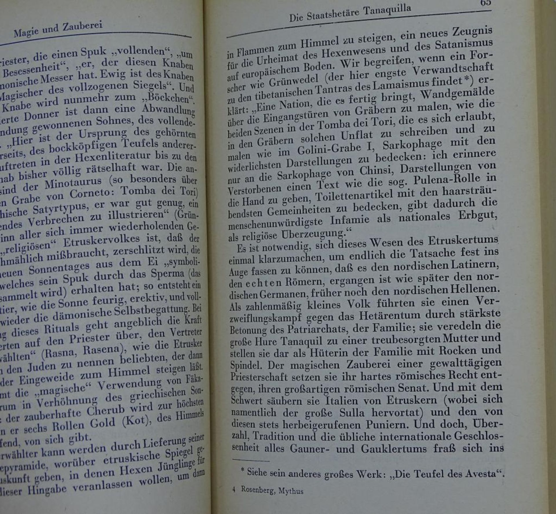 Buch "Mythus des 20.Jahrhunderts" von Alfred Rosenberg,vorne mit Widmung von 1942- - -22.61 % - Bild 5 aus 7