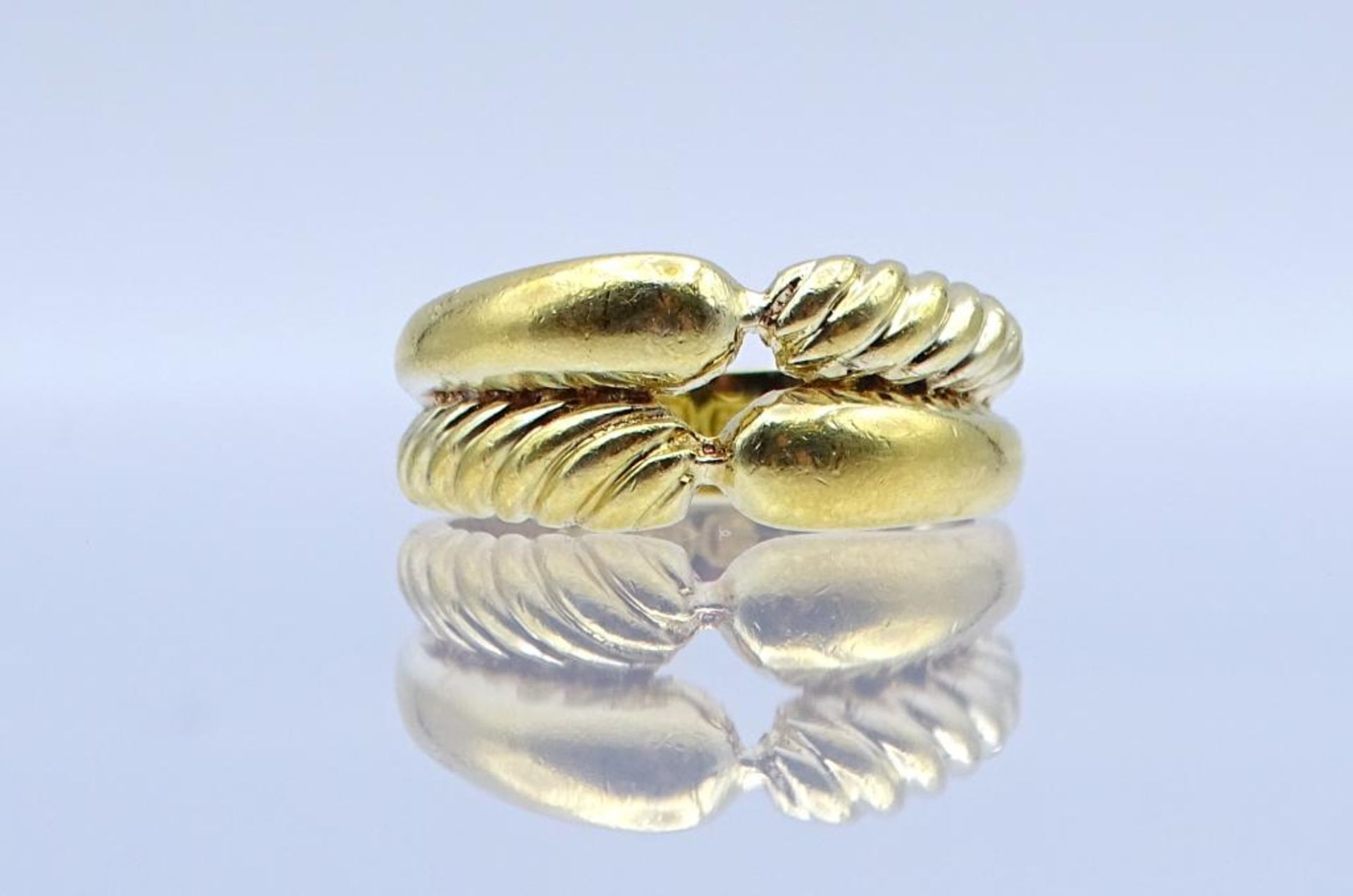 Sterling Silber Ring 925/000 vergoldet,4,9gr., RG 54- - -22.61 % buyer's premium on the hammer - Bild 2 aus 3