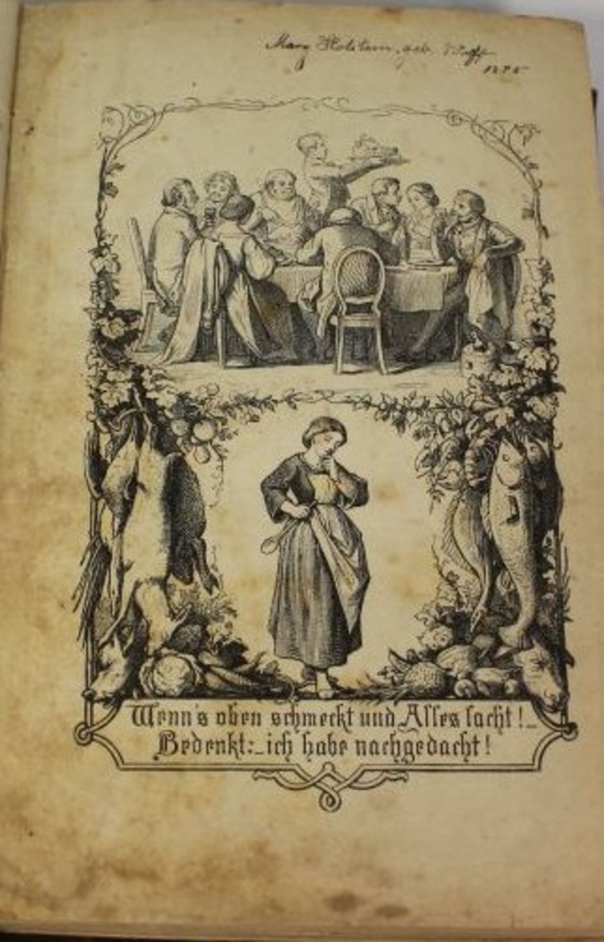 Scheibler, Sophie Wilhelmine, Allgemeines Deutsches Kochbuch für alle Stände, 1874, Alters-u. - Image 2 of 3