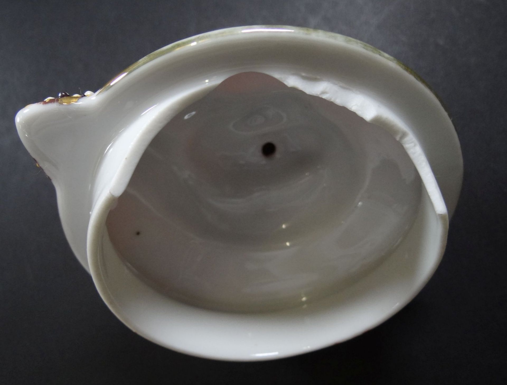 japan. Teeservice mit Drache und figürl. Dekor, Kanne (Deckelrand innen beschädigt), Milch-Zucker, 5 - Bild 3 aus 10