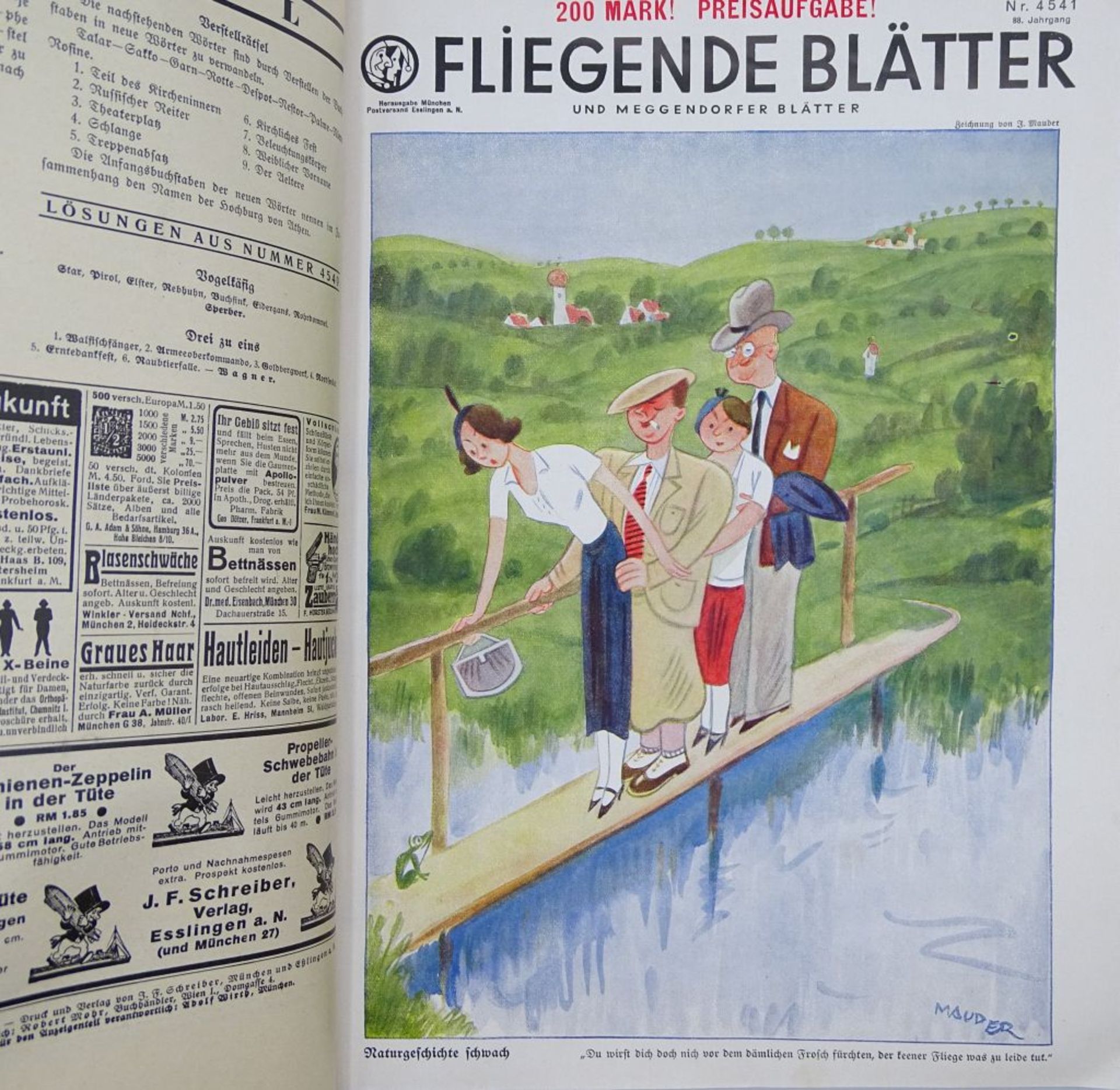 Heft "Fliegende Blätter",München Verlag, 19- - -22.61 % buyer's premium on the hammer priceVAT - Image 4 of 7