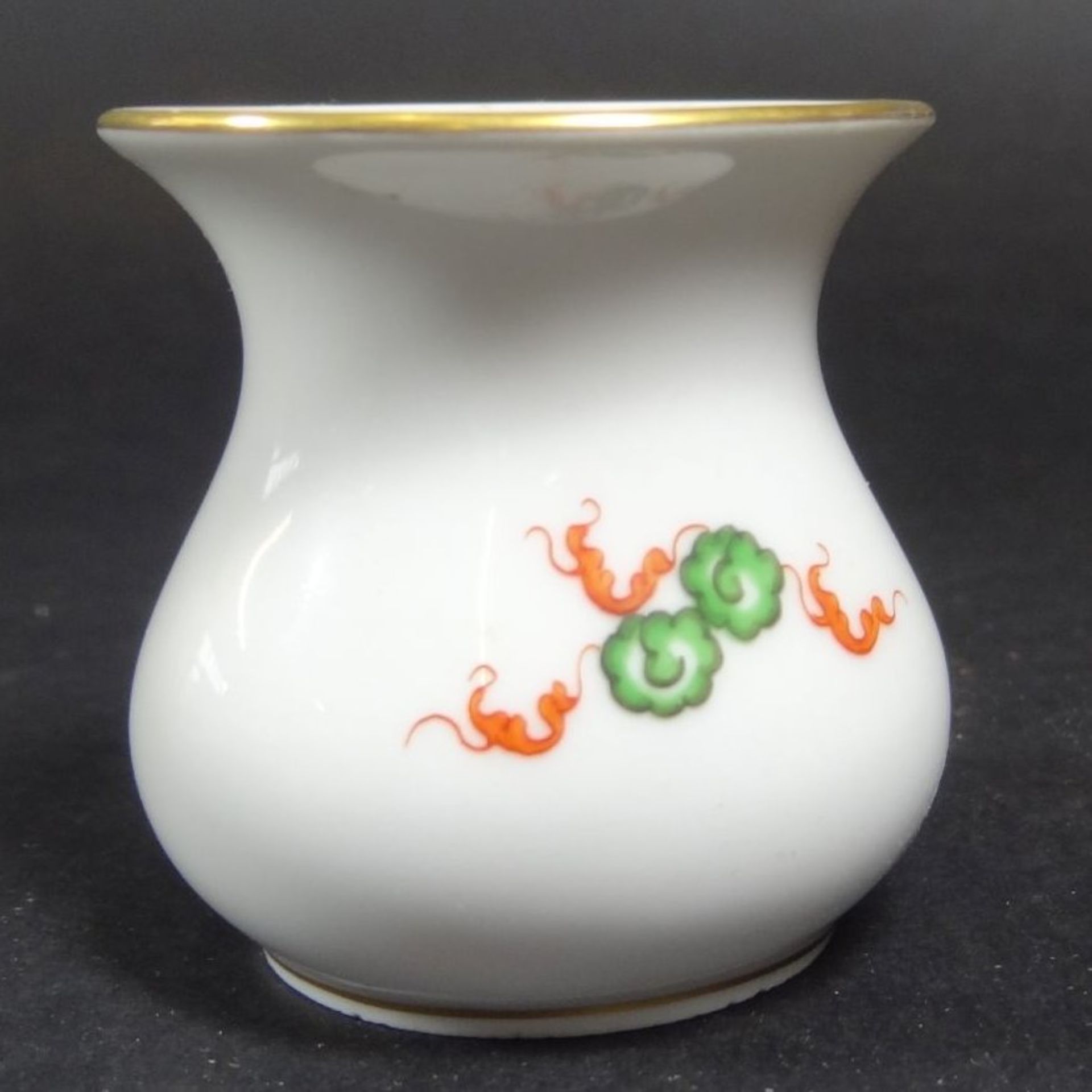 kleine Meissen Vase, grüner Drache, H-5 cm, 1.Wah- - -22.61 % buyer's premium on the hammer priceVAT - Bild 3 aus 5