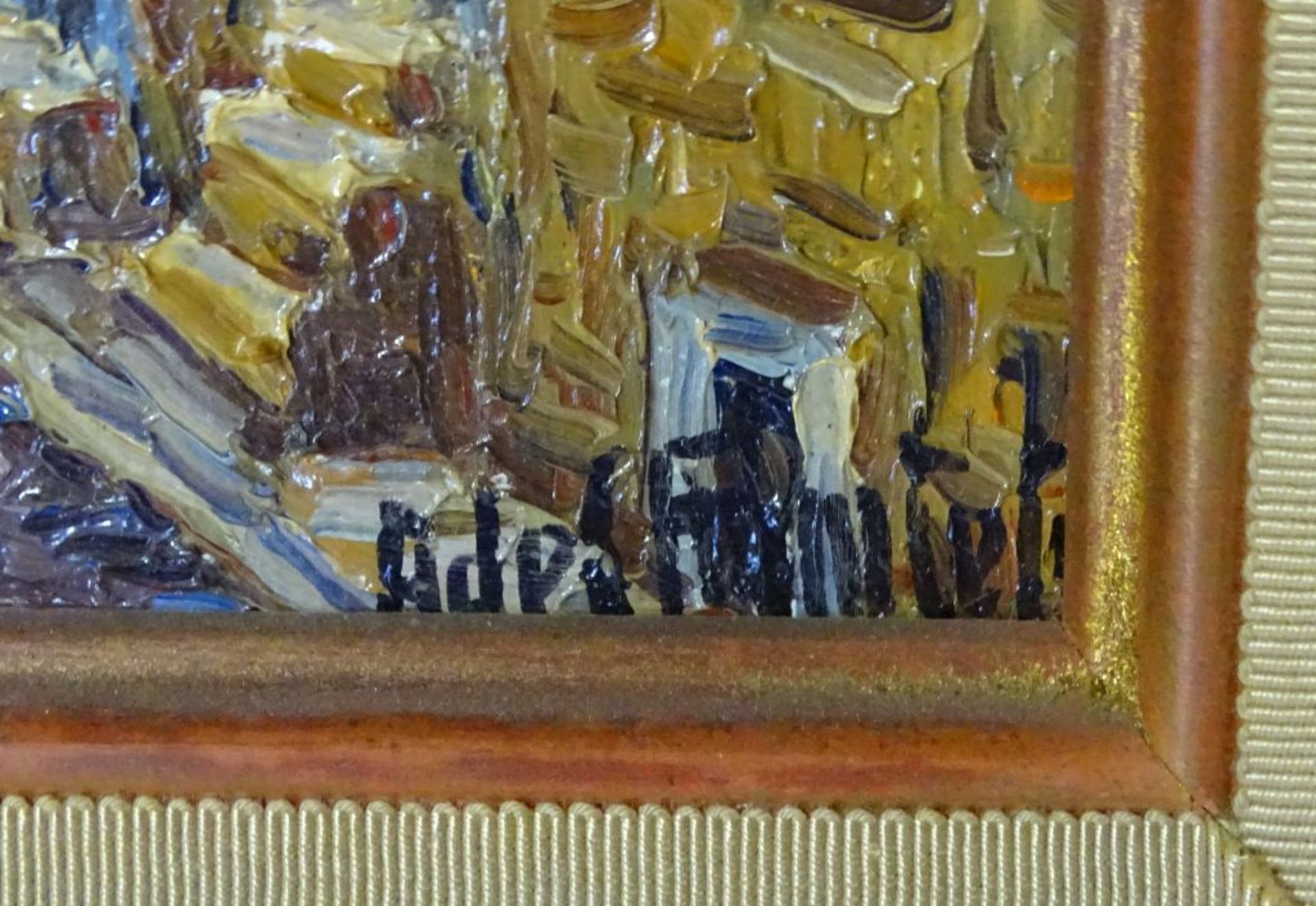 Adrien DE CHANTELOUP (1907-1988) "Vence", Öl/Leinwand, gerahmt, RG 31 x 27cm.- - -22.61 % buyer's - Bild 2 aus 4