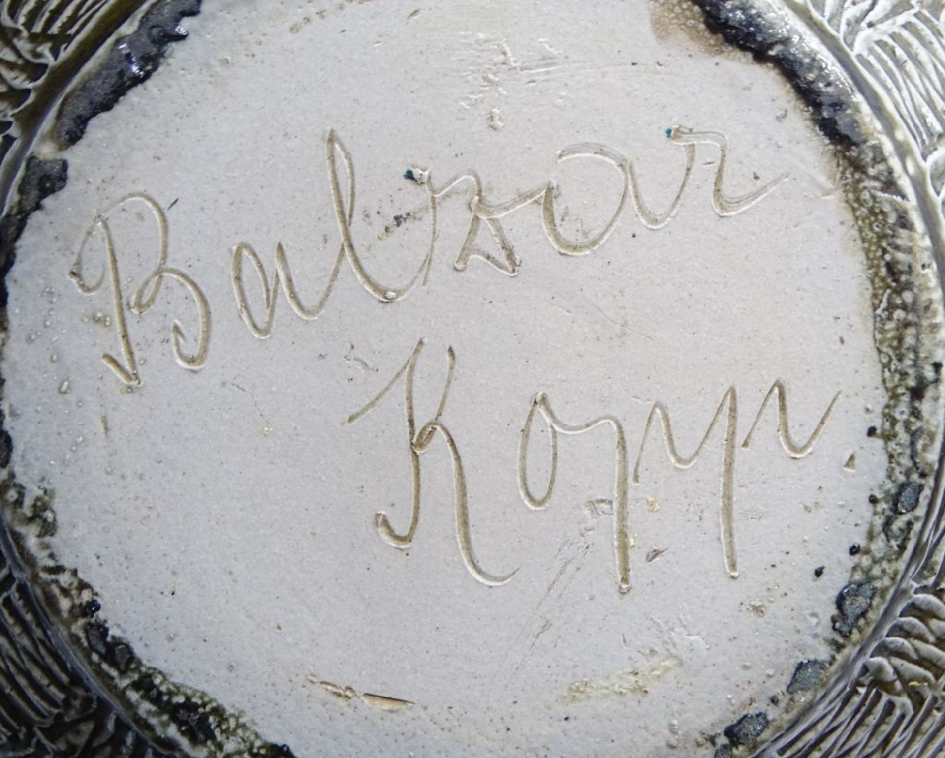 Großer Keramik Krug,im Boden signiert Balzar Kopp",H-16cm, d-12c- - -22.61 % buyer's premium on - Bild 5 aus 5