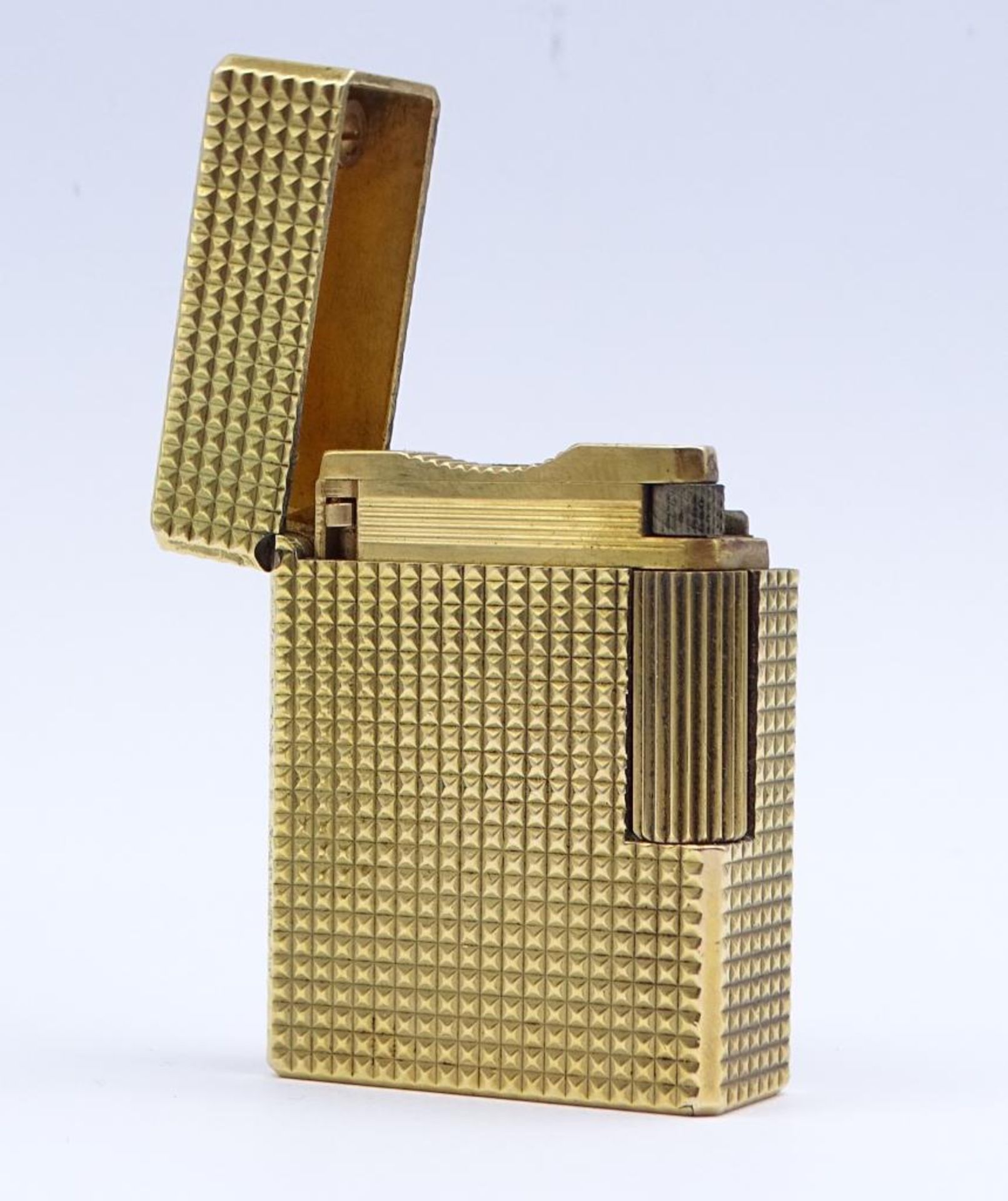 St.Dupont Feuerzeug,vergoldet,Frankreich,H-4,7x3,5cm,wohl Funktionstüchti- - -22.61 % buyer's