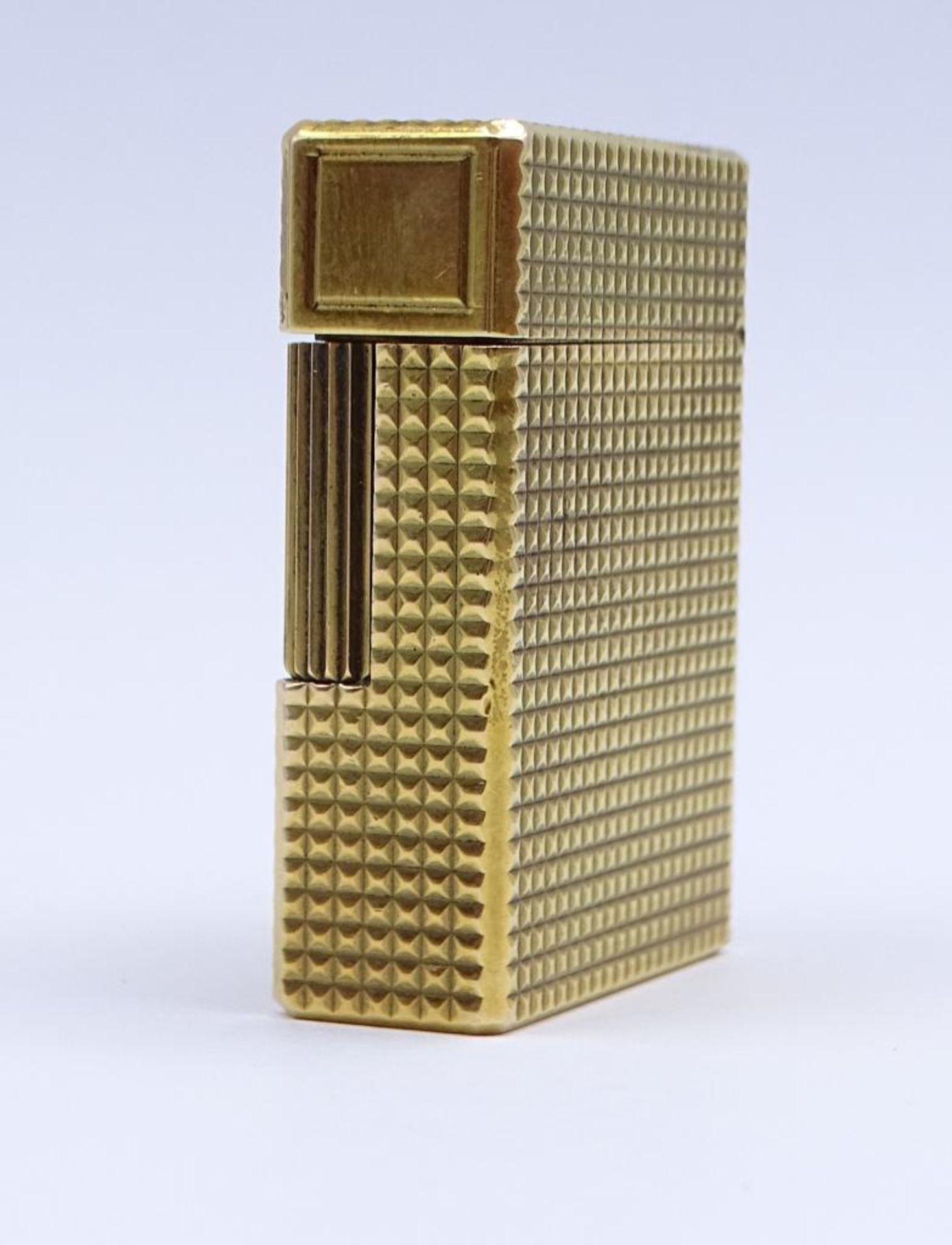 St.Dupont Feuerzeug,vergoldet,Frankreich,H-4,7x3,5cm,wohl Funktionstüchti- - -22.61 % buyer's - Bild 4 aus 5