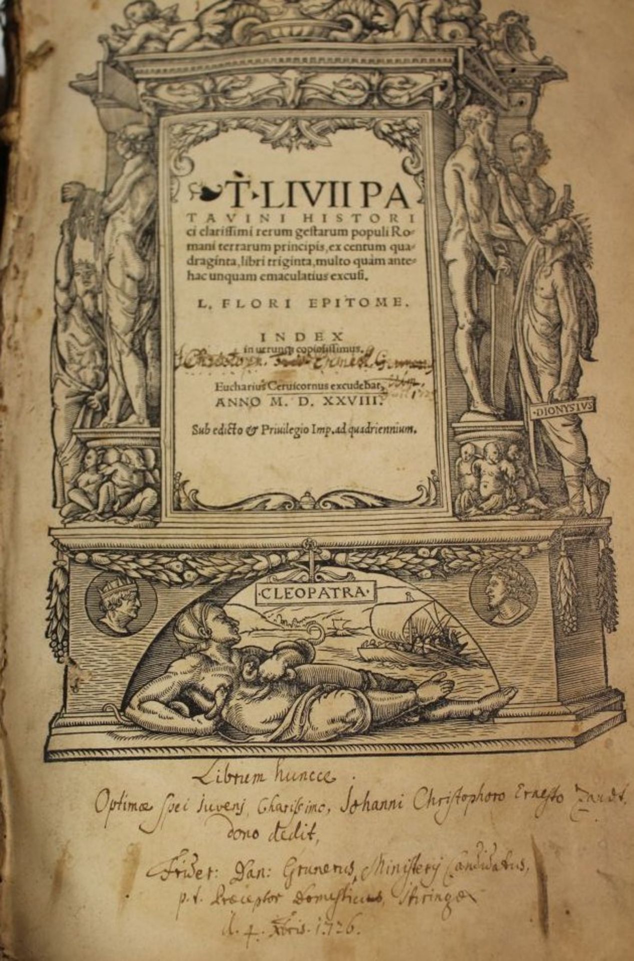 Livii, T. Patavini Histori clarissimi ....., 1528, Titus Livius berühmte historische Erzählungen der - Bild 3 aus 5