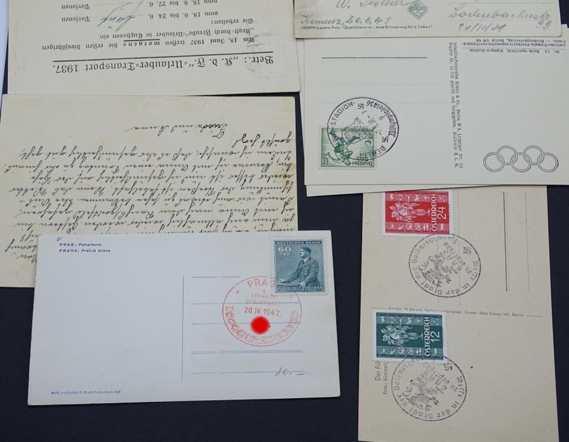 Konvolut Postkarten, 2.Weltkrieg,gelaufen,12 Stück, 1x doppel- - -22.61 % buyer's premium on the - Bild 6 aus 8